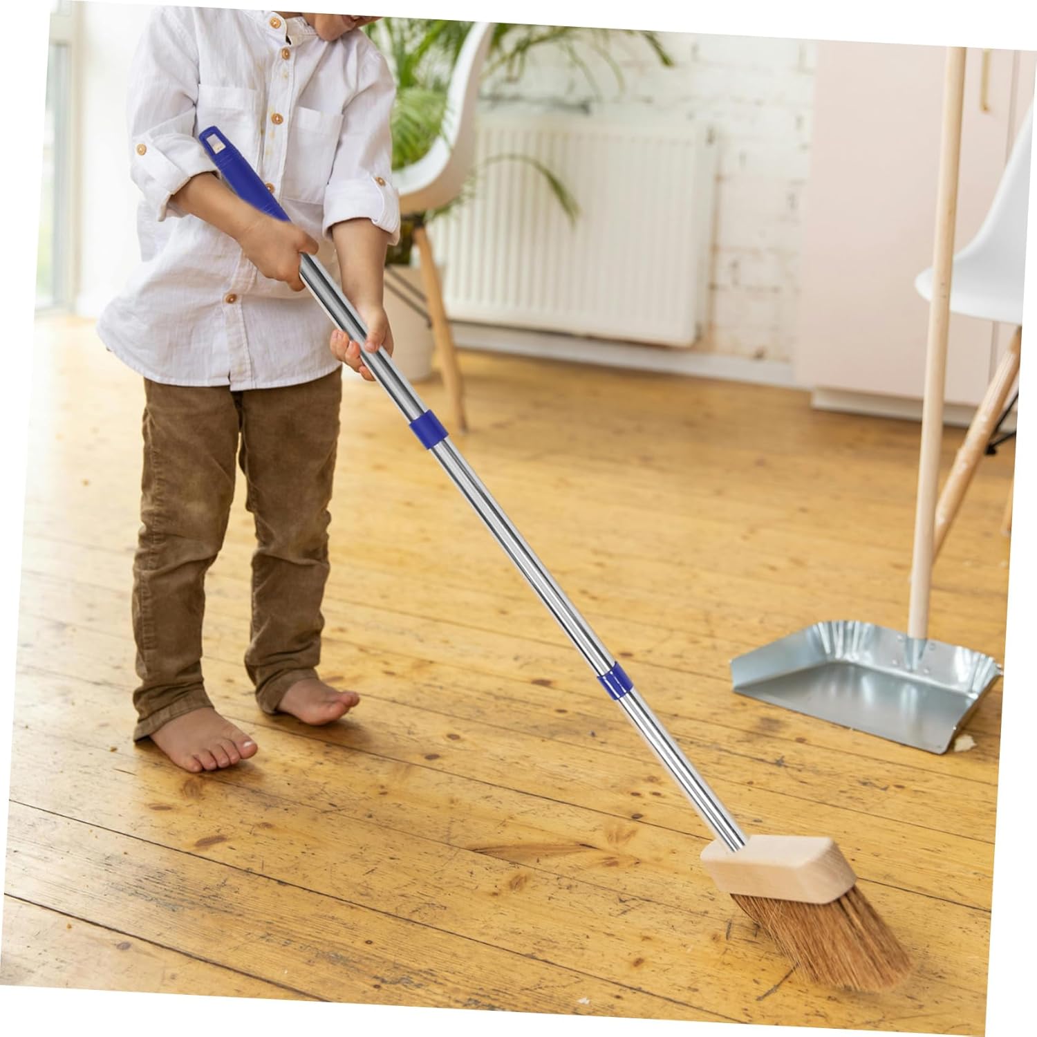 Adjustable 3-Section Mop Rod Replacement Pole