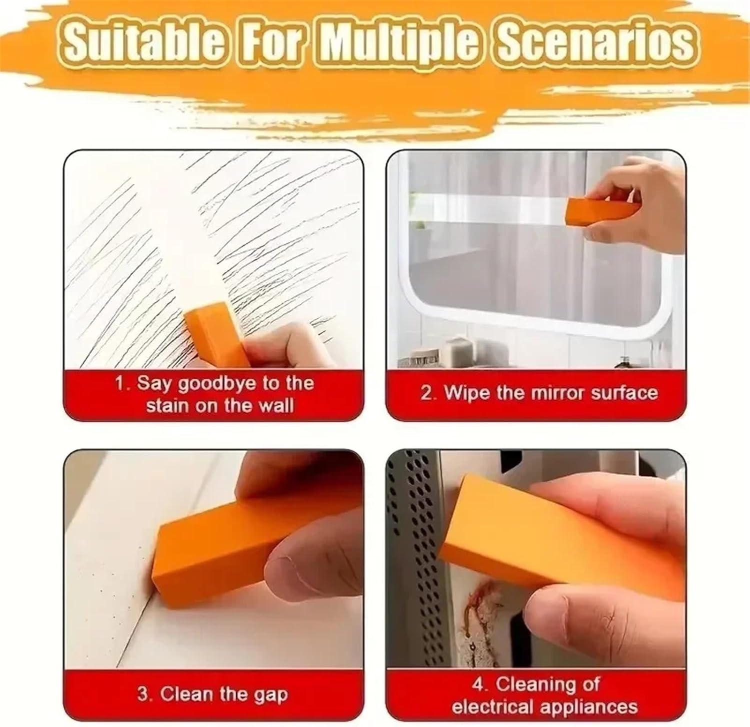 XINRH 4PCS Limescale Rust Remover Set 1