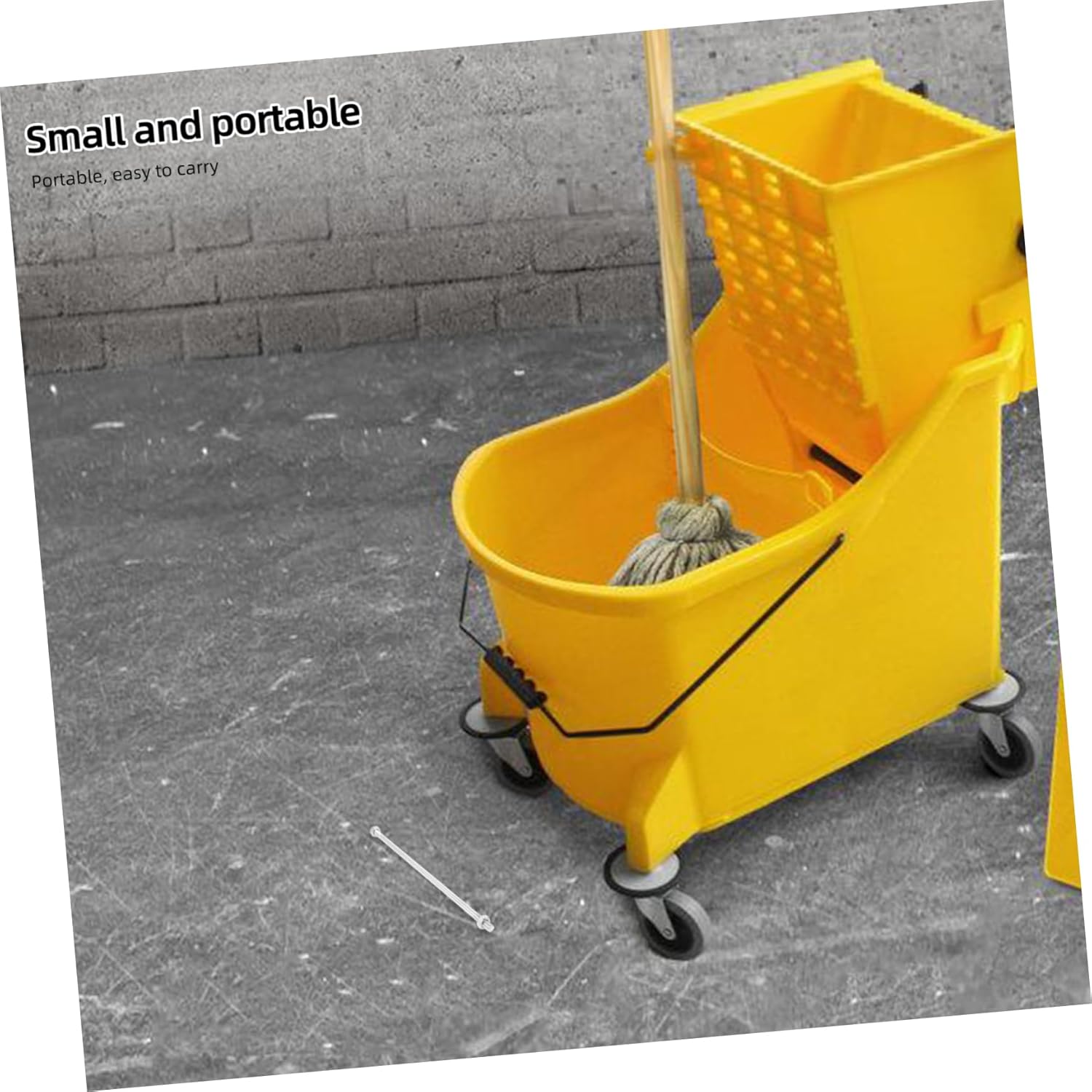 PACKOVE Mop Bucket Pole for Easy Cleaning 1