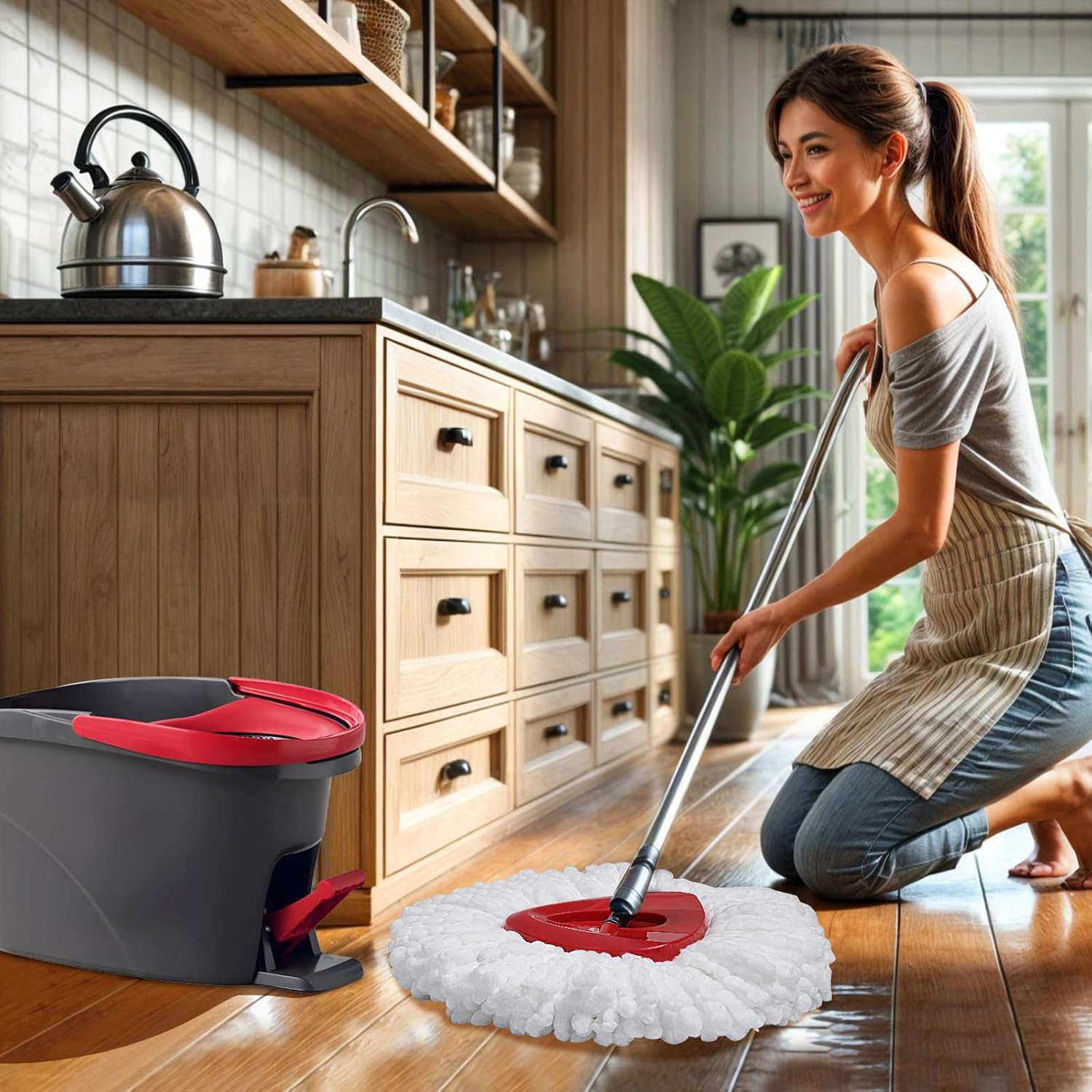 TATAANTY Spin Mop Replacement Head 9-Pack