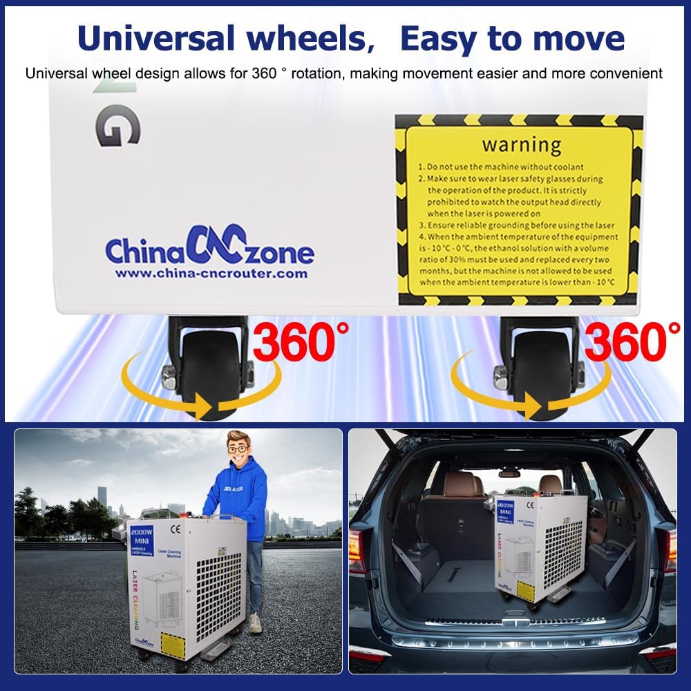 Ovsuqu Relfar Double Swing 1500W Laser Cleaner Machine