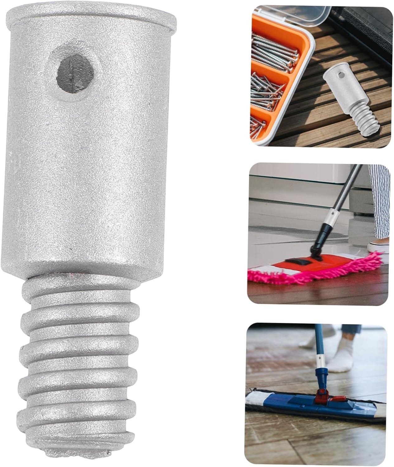 Packove Telescopic Pole Connector Replacement Broom Handle