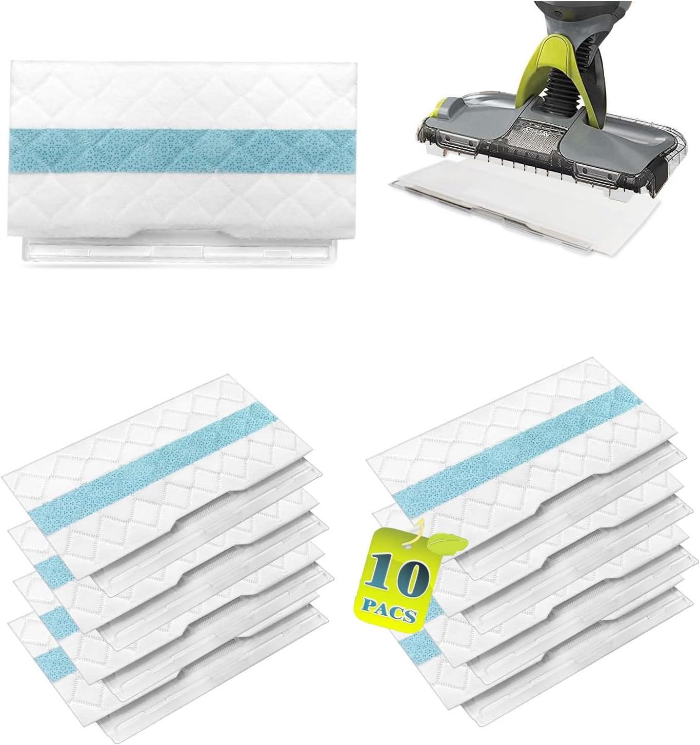 LAIZAA 10 Pcs Shark Vacmop Replacement Pads