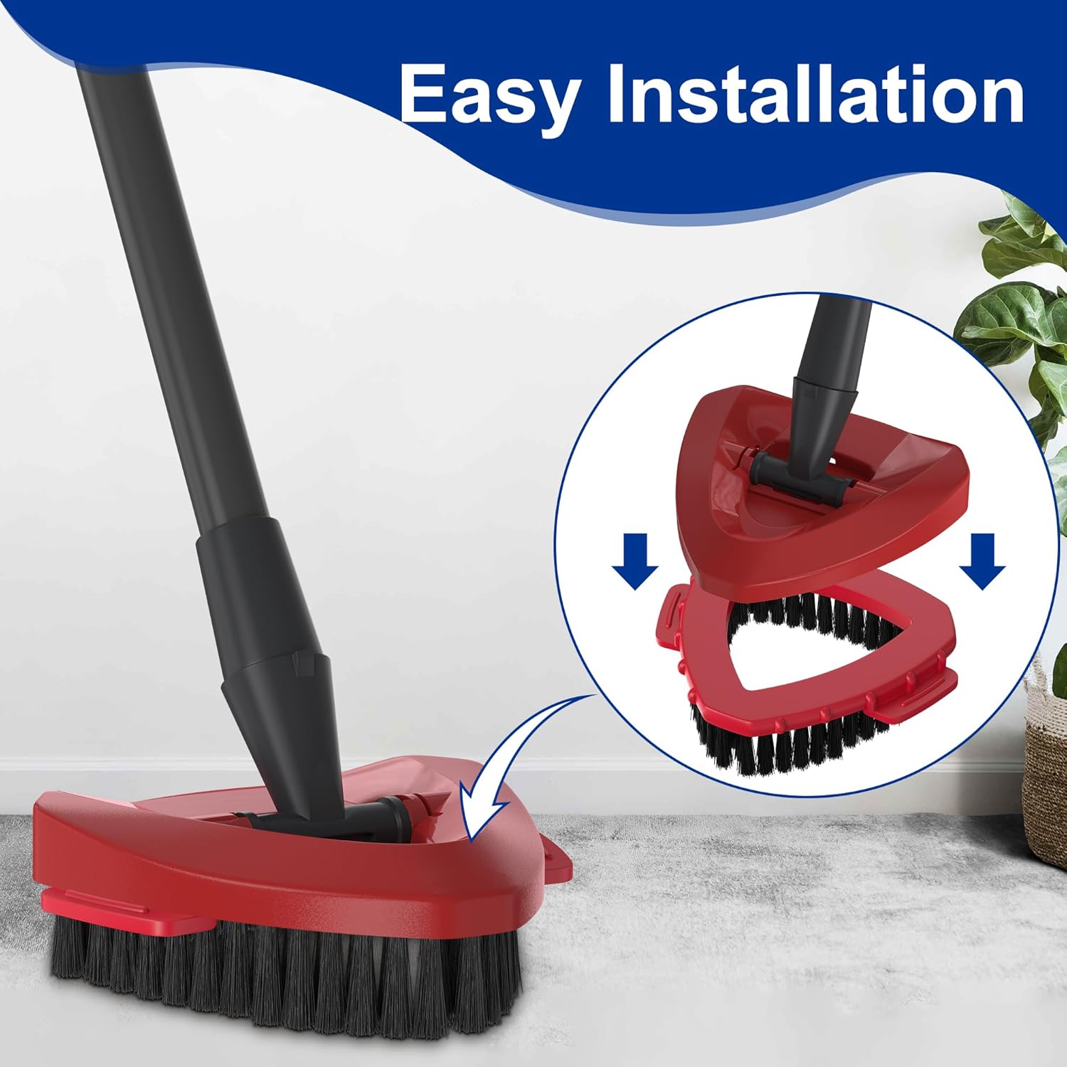 Folews O-Cedar Scrub Brush Head Replacement for 2-Tank System