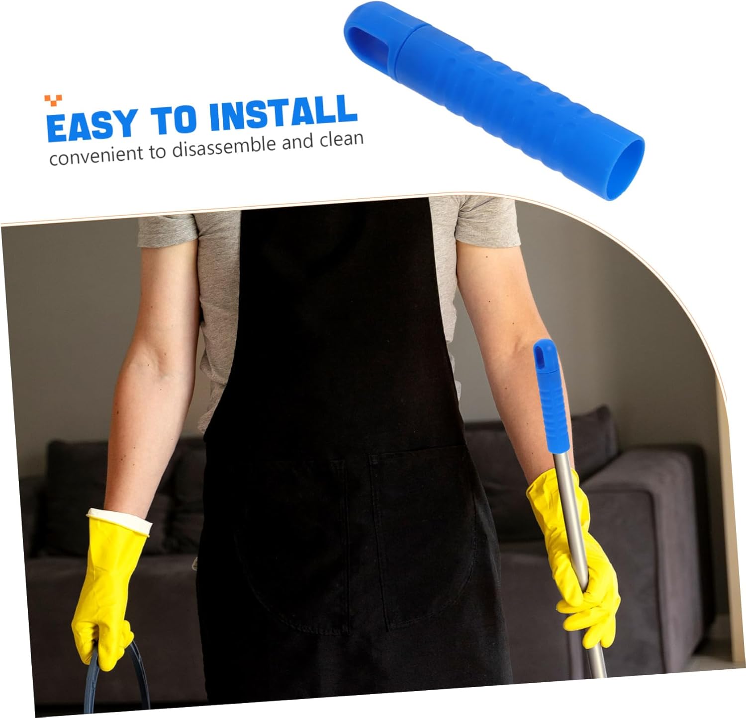 5PCS Broom Handle Grip Replacement Nonslip Mop Handle Ends