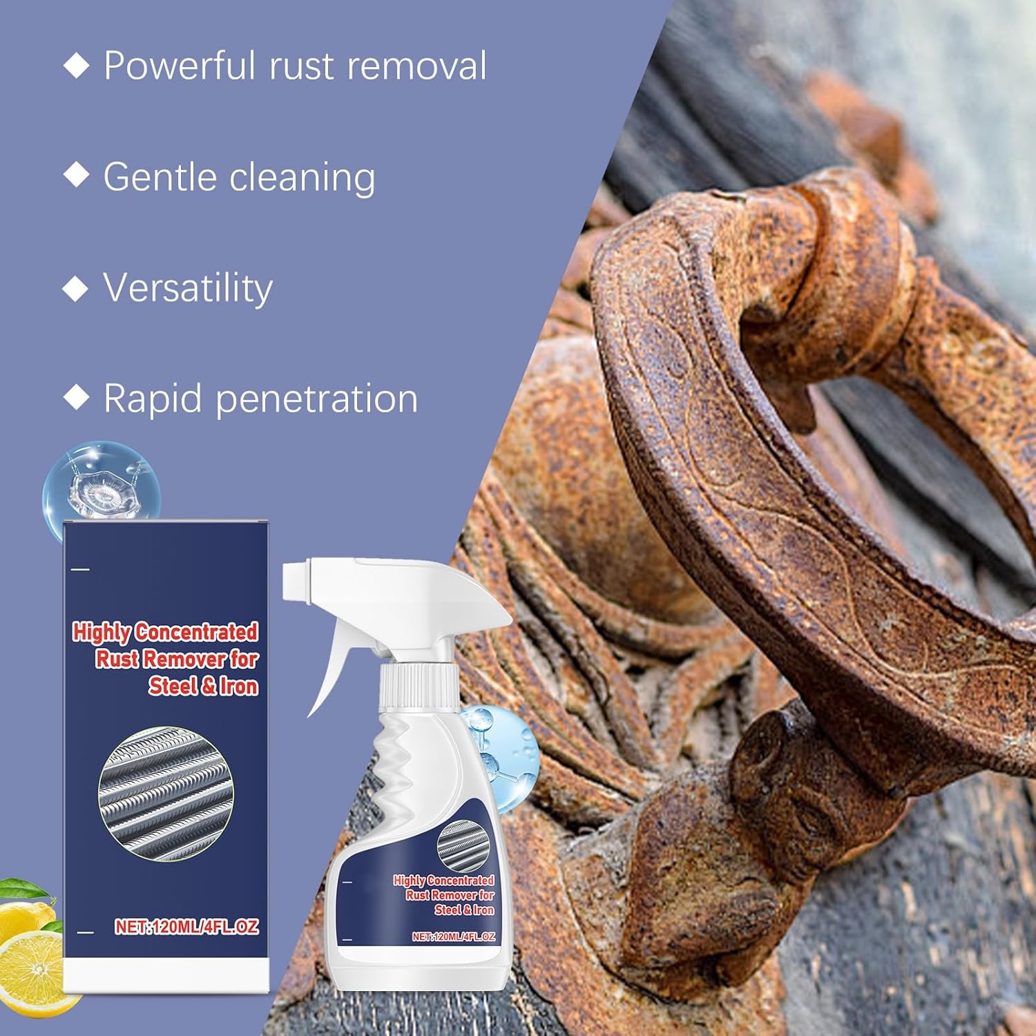 Heavy Duty Metal Rust Remover Spray 1