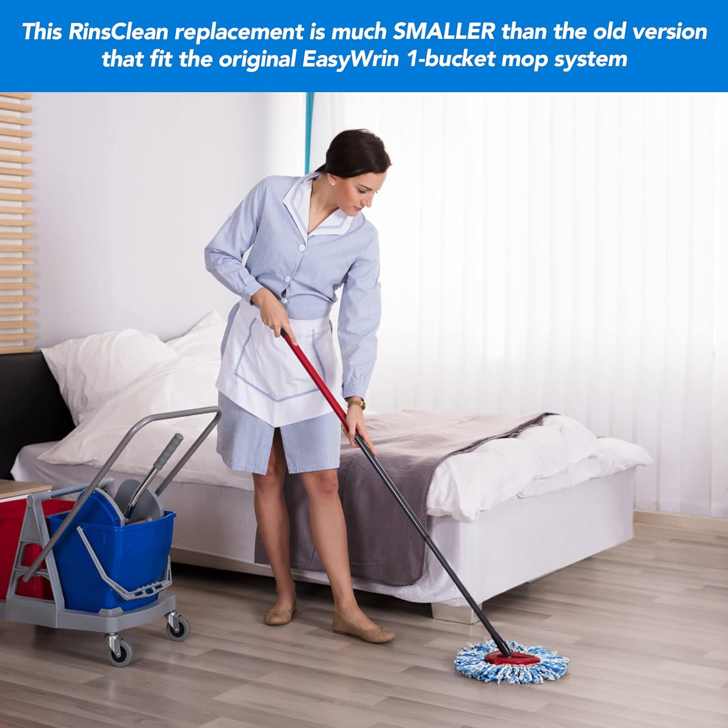 3 Pack Microfiber Mop Heads for O-Ceda RinseClean Spin Mop 1