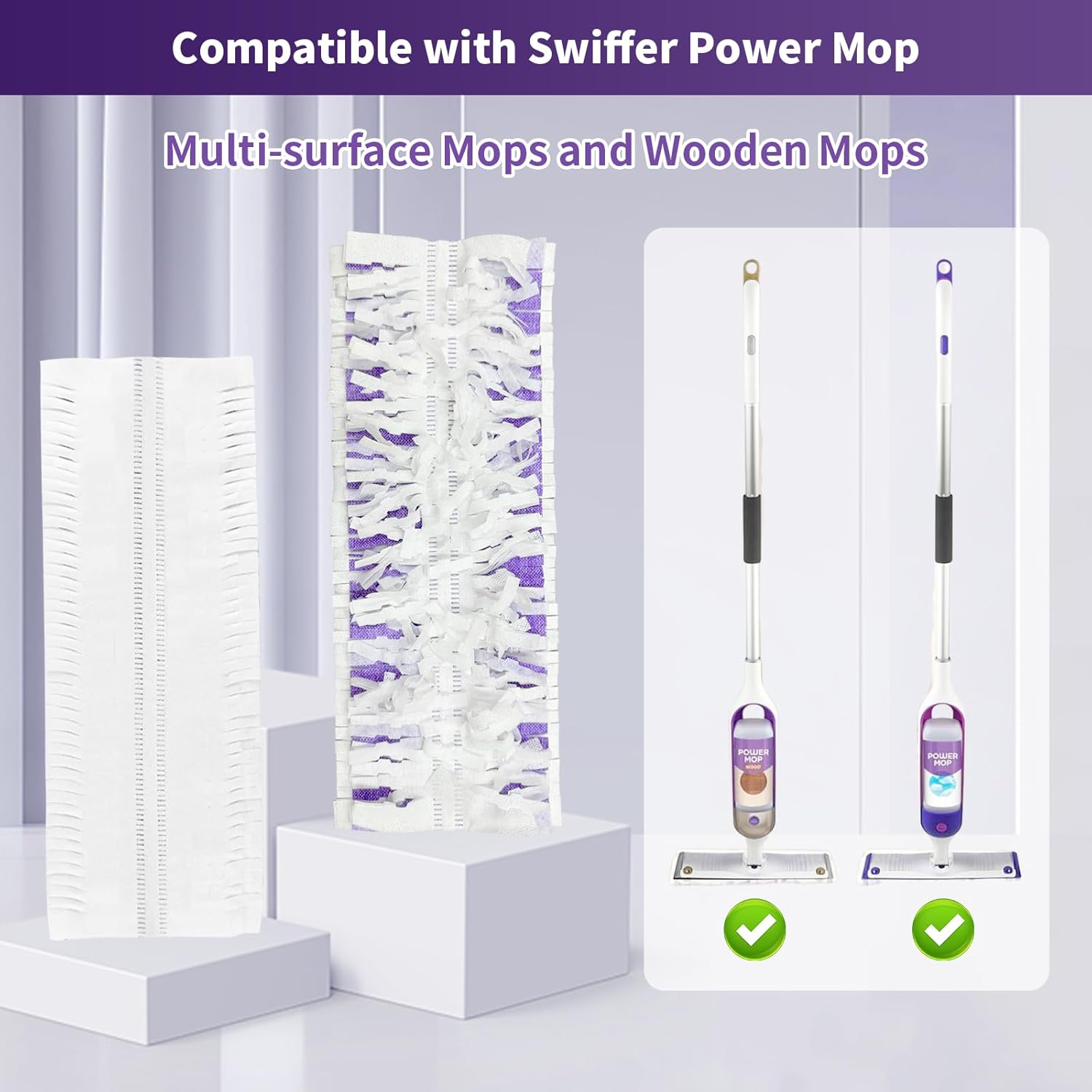 28 Pack Swiffer PowerMop Replacement Mopping Pads