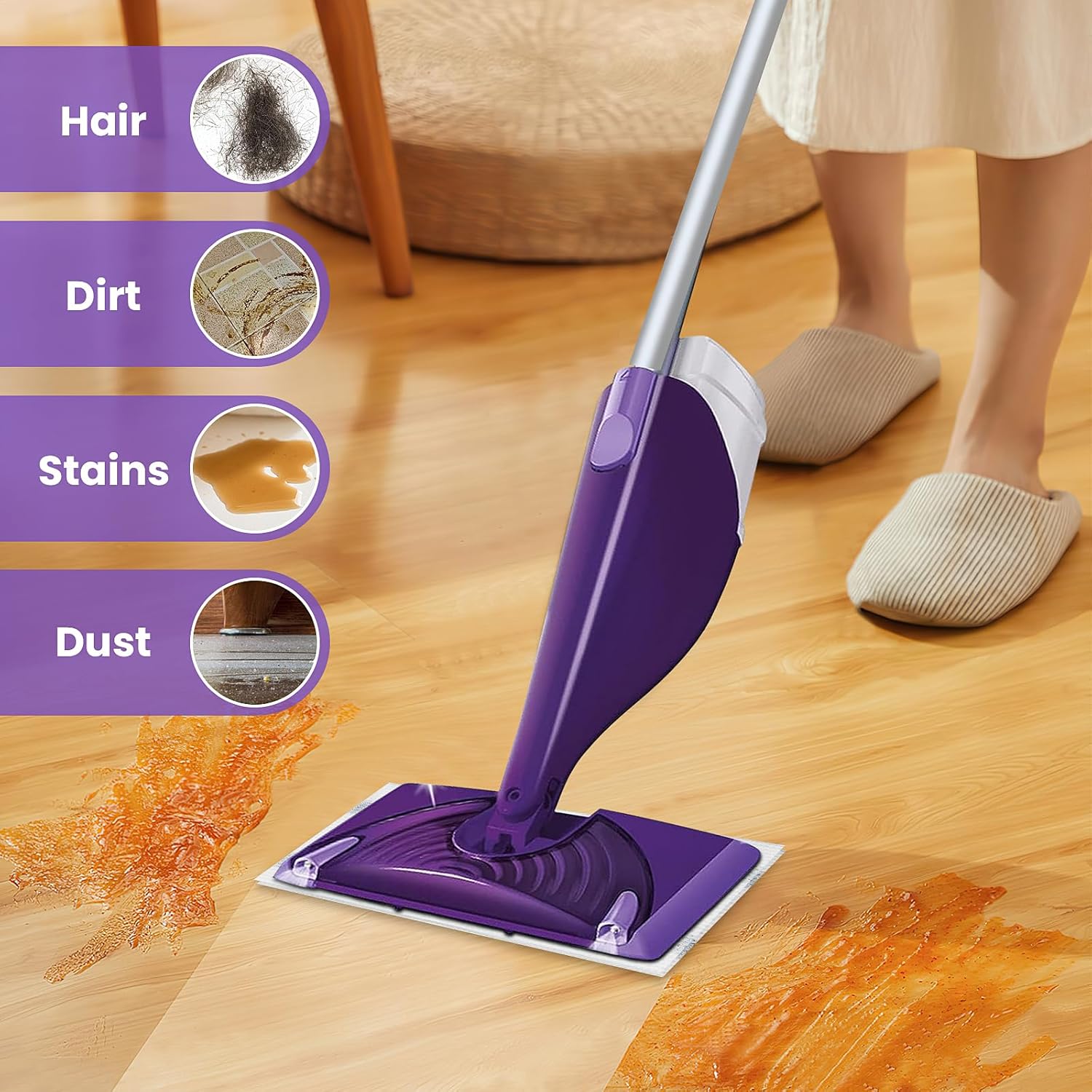 NIXOOT Swiffer WetJet Spray Mop Pad Refill 10 Count