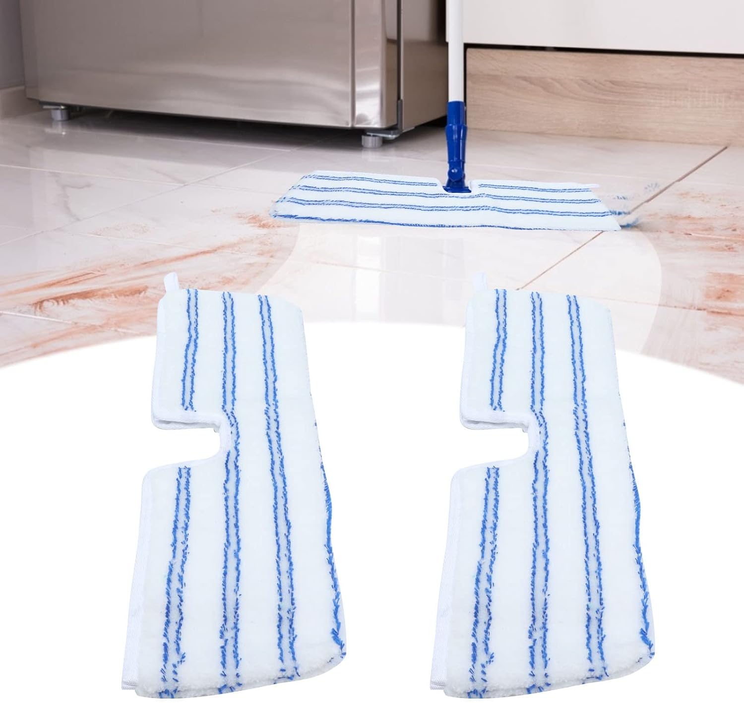 2 Pack Microfiber Mop Heads for O-Cedar DryWet Use