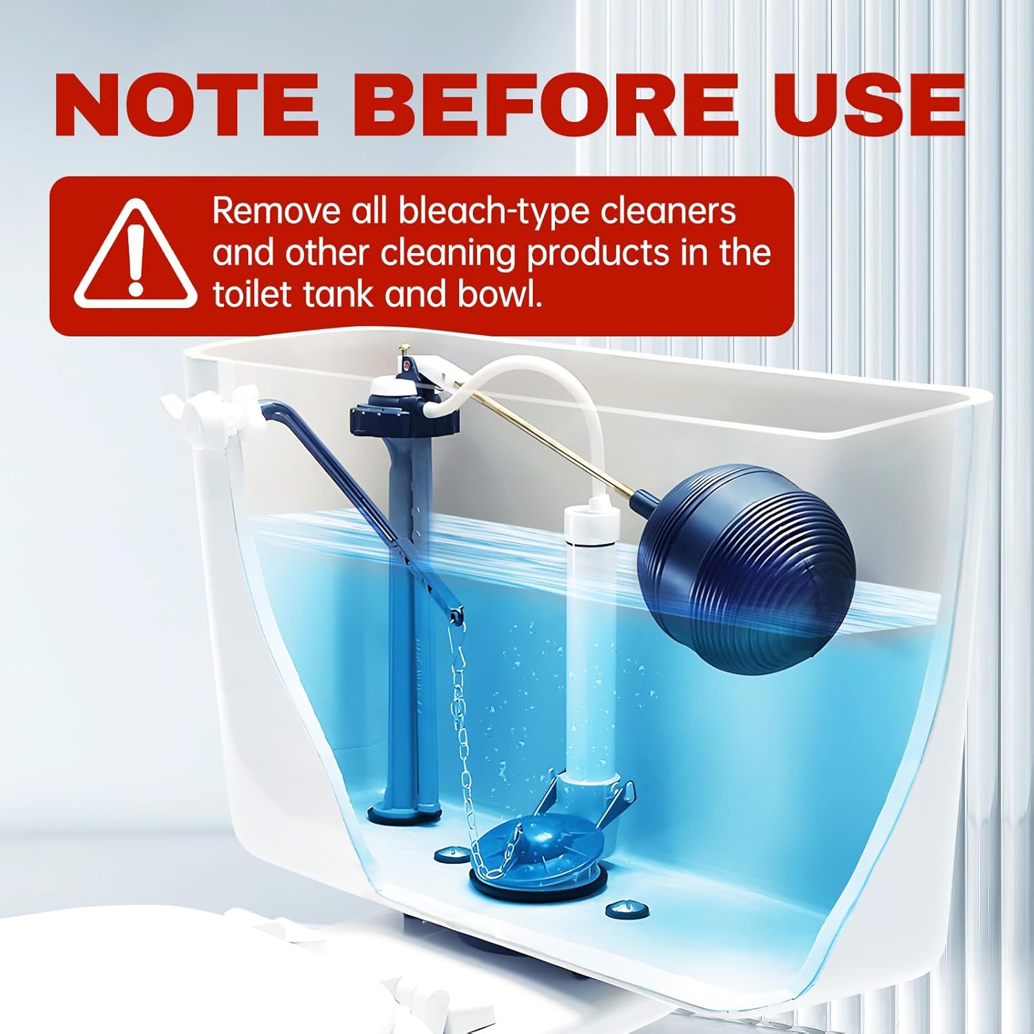 Vacplus Toilet Tank Cleaner - 6 Pack Automatic Descaler Tablets