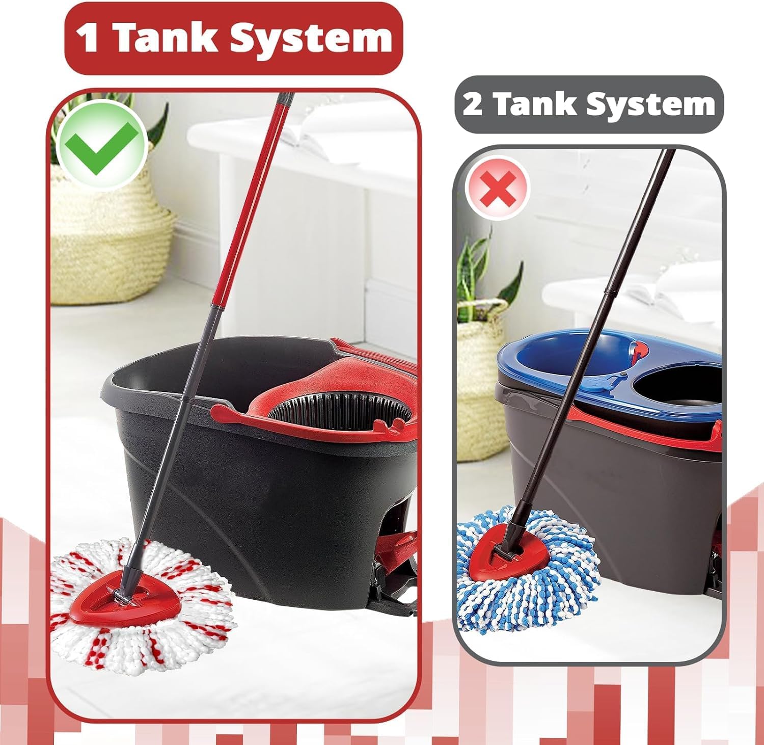 Koolstuffs Spin Mop Heads 2 Pack 40 More Cleaning Power