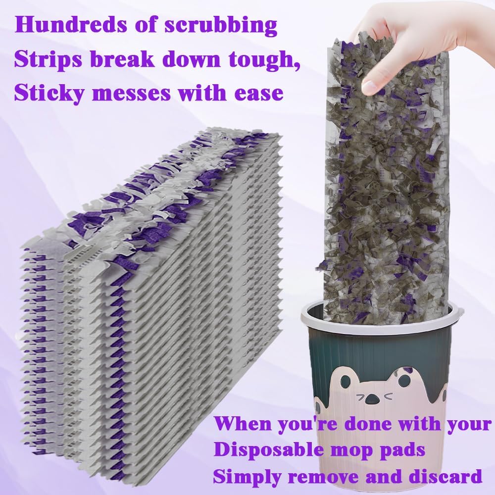 Mewvine Swiffer PowerMop Refill Pads - 30 Count Multi-Surface Mopping Pad Replacement