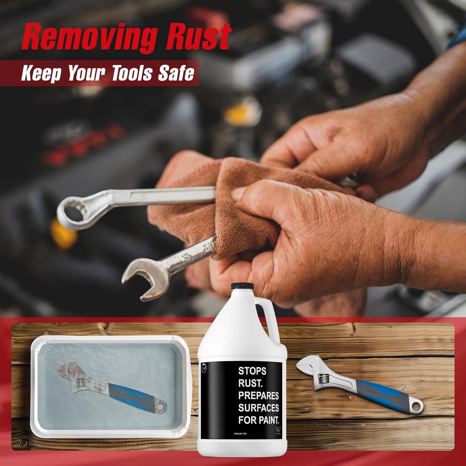Mettlex Rust Remover 1 Gallon 2 Pack - Multi-Surface