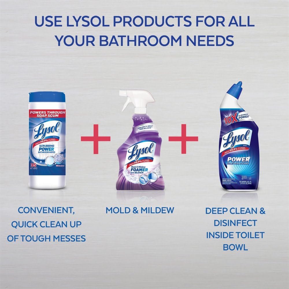 Lysol Bathroom Cleaner Spray 32 oz Pack of 12