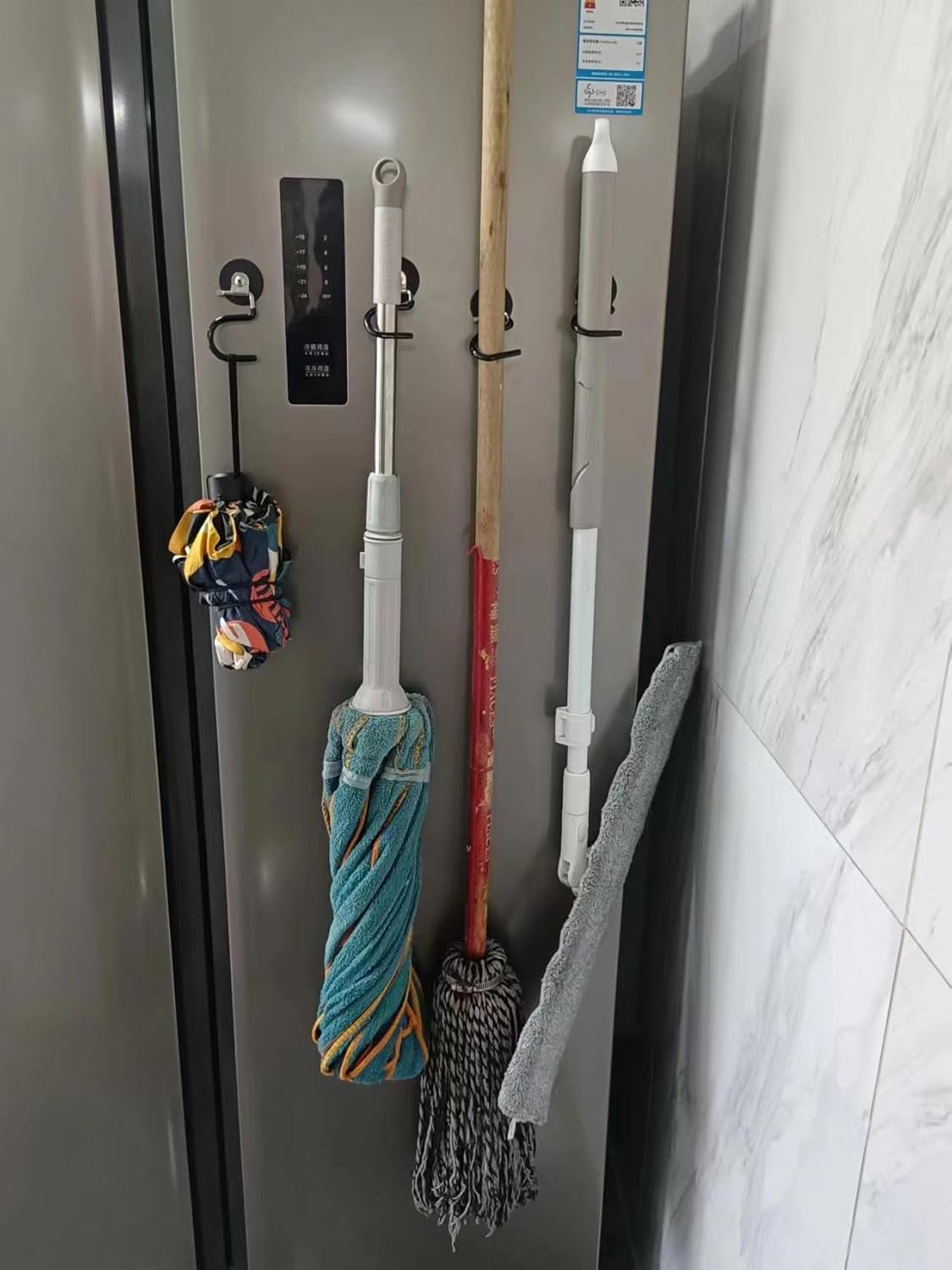 2PCS Magnetic Broom Hooks Heavy Duty