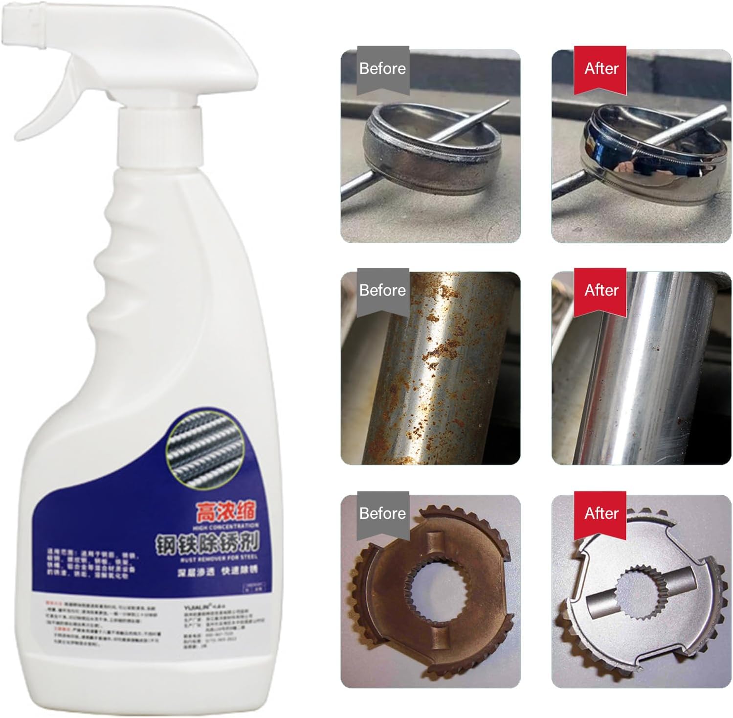 Heavy Duty Rust Remover Spray for Metal