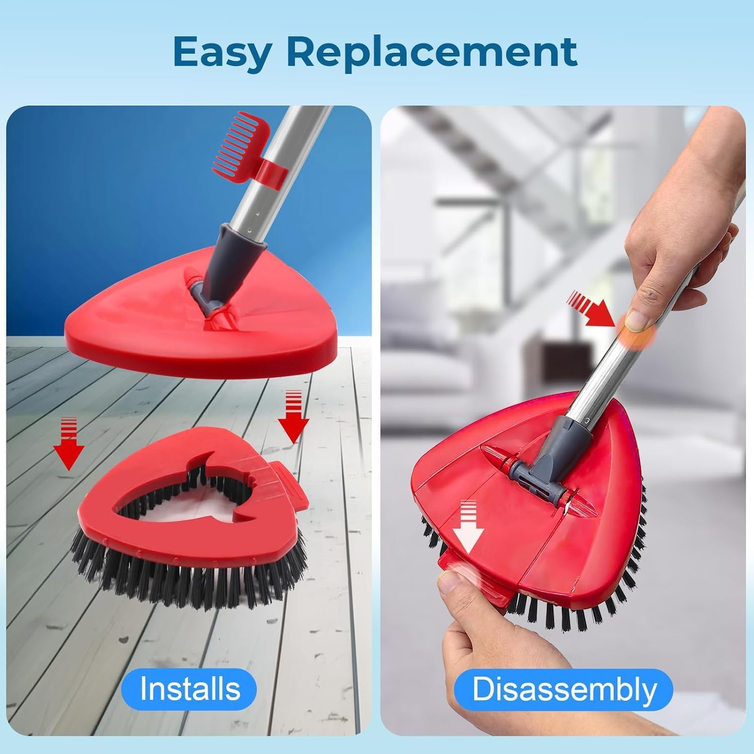 Wakayoyo Spin Mop Replacement Head Set 1