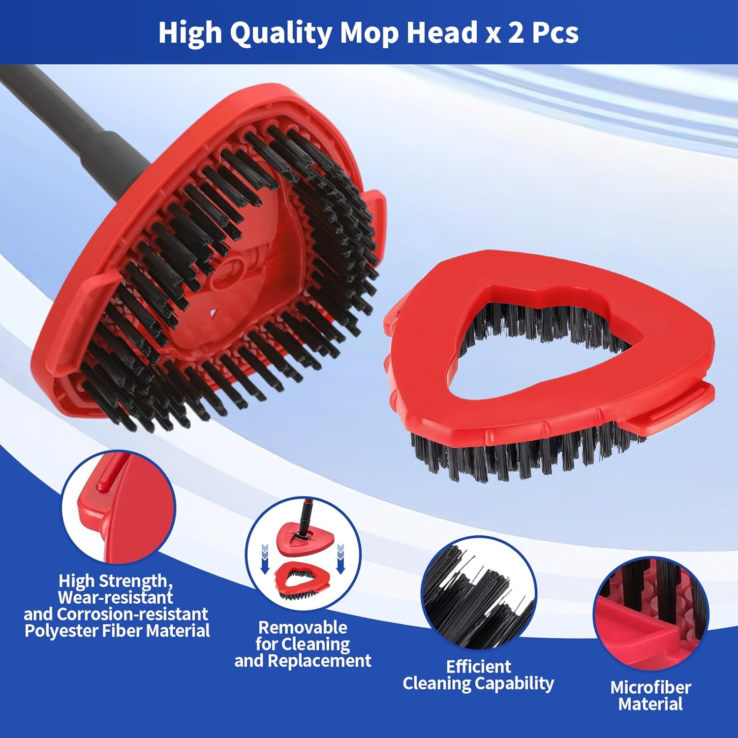 antePow 10-Pack O-Cedar Mop Replacement Heads