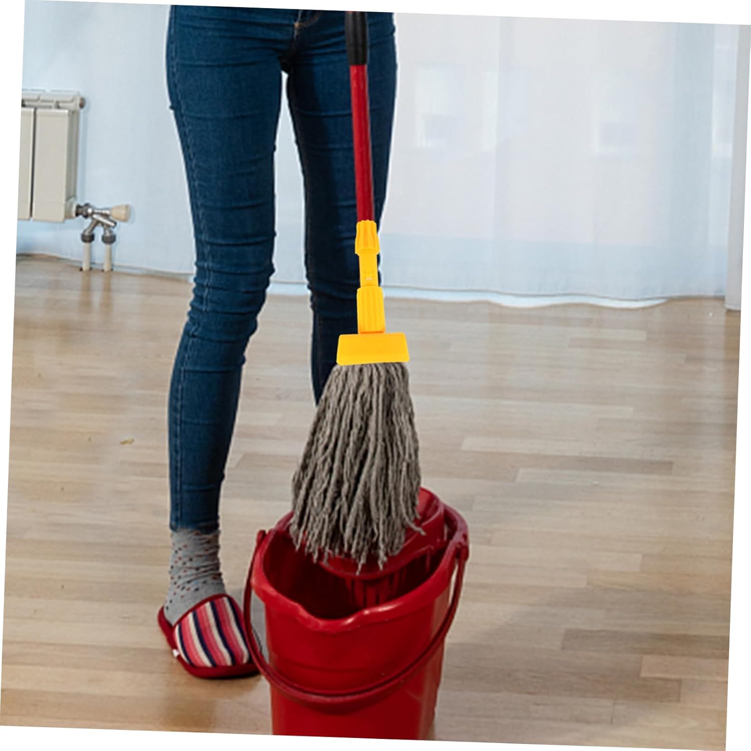 2pcs Mop Head Clamp for Easy Cleaning and Replacement