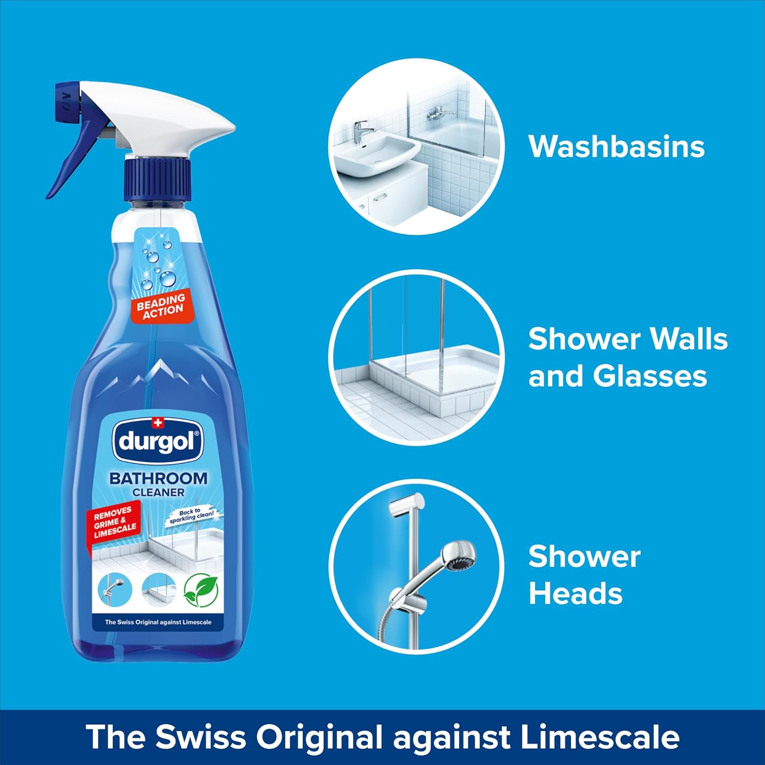 Durgol Multipurpose Bathroom Cleaner 169 Oz Blue