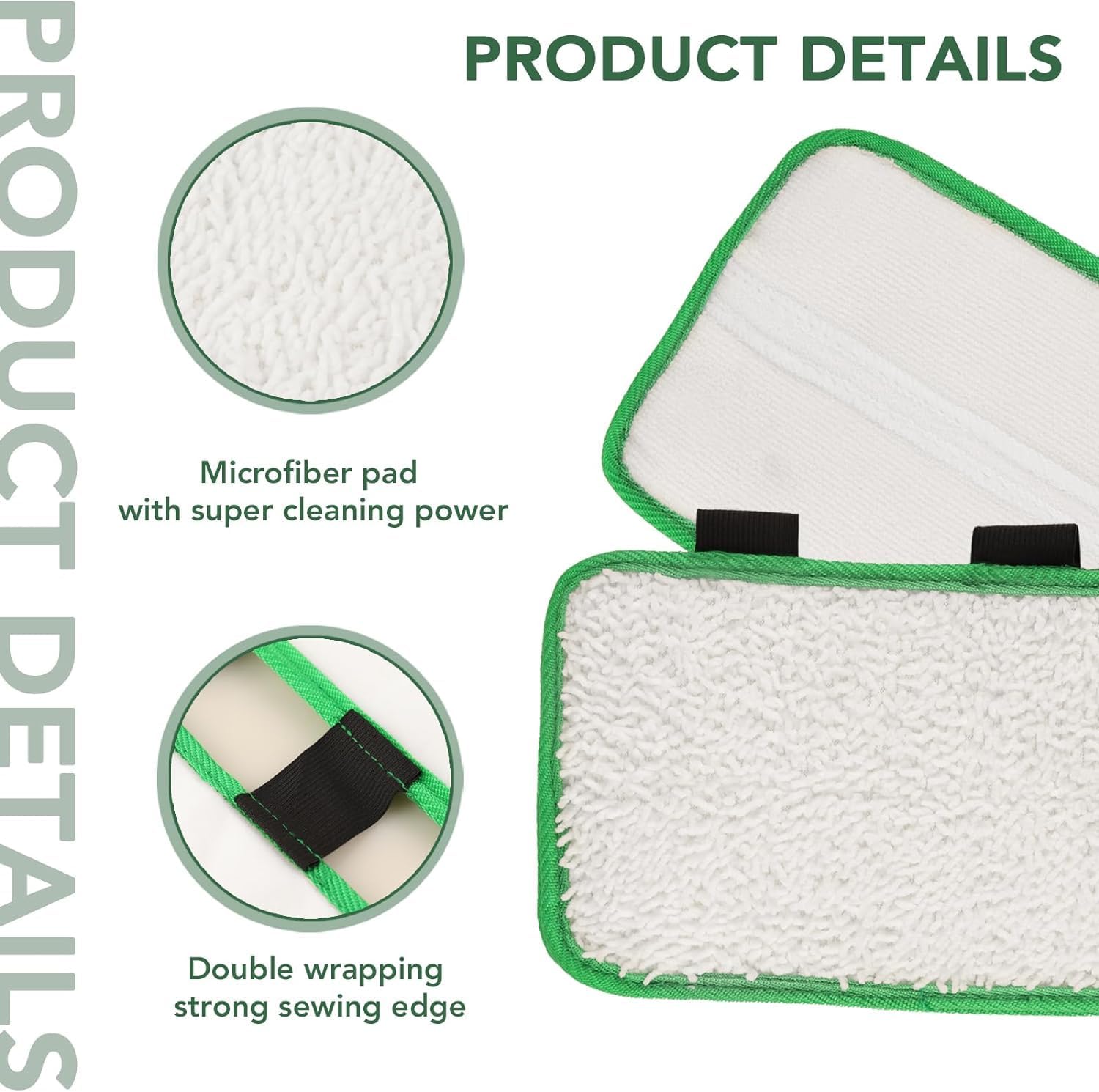 Sgizoku Replacement Pads for Shark Sonic Duo 5 Pack 1