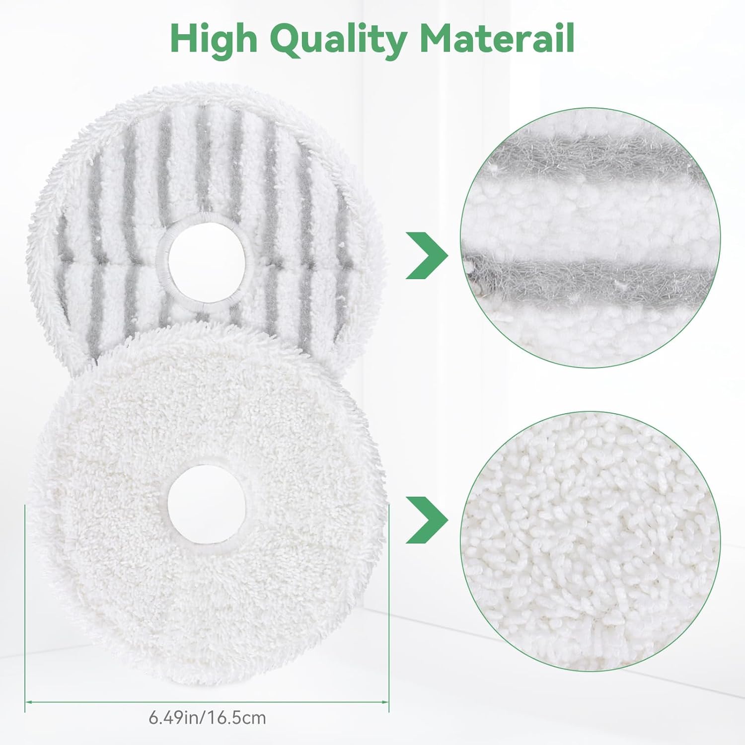 GreeSuit 3764 SpinWave Vac Replacement Mop Pads 12 Pack