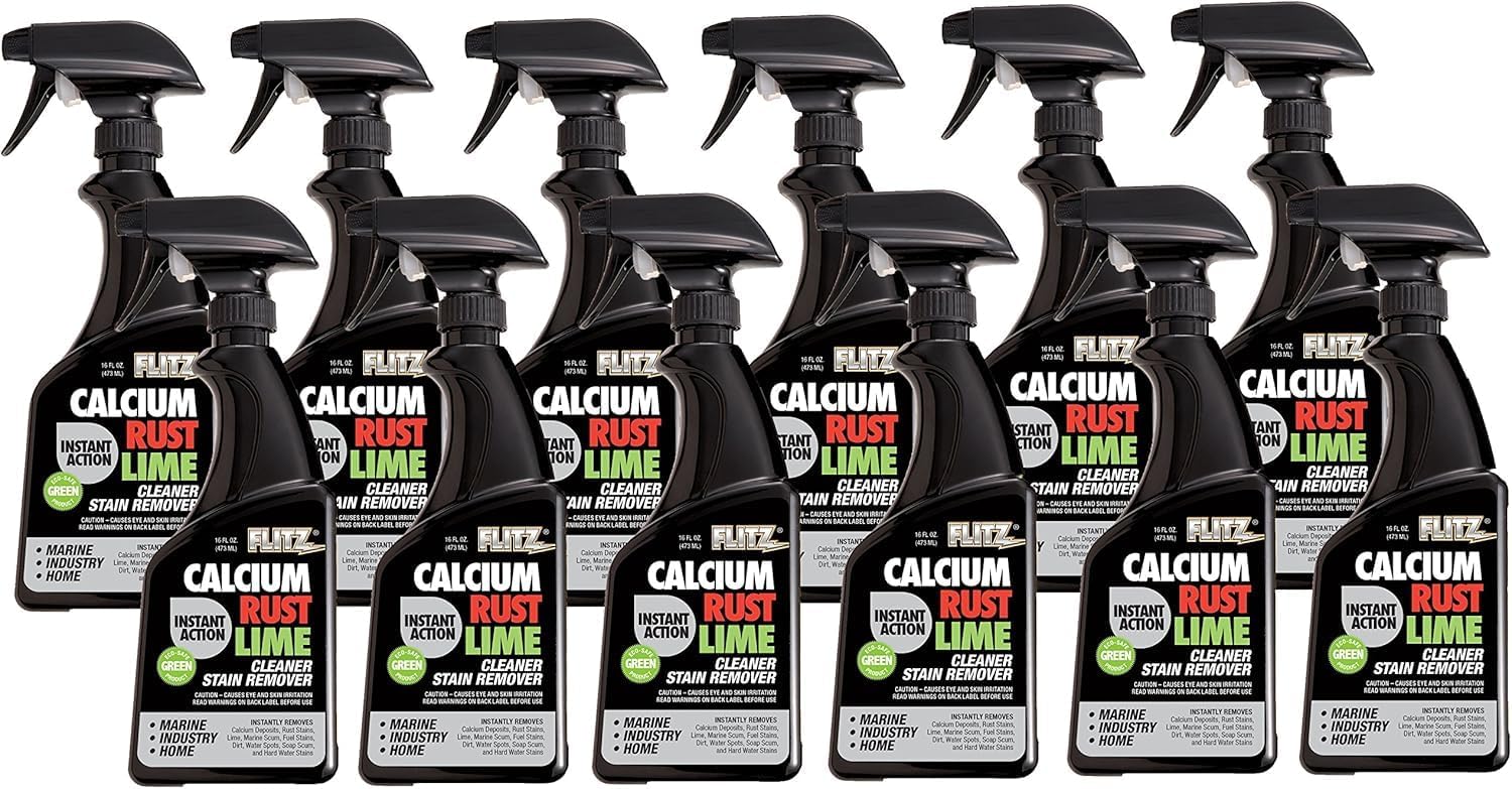 Flitz Calcium Rust Lime Remover - 16oz 12 Pack
