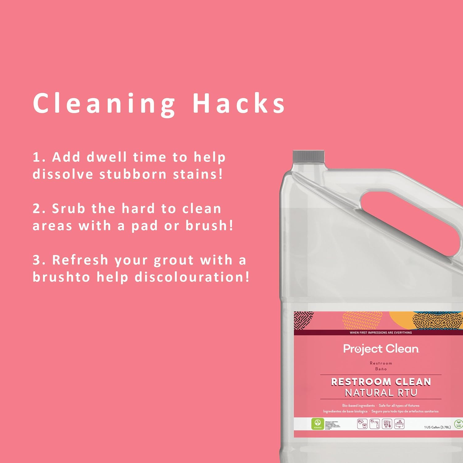 Project Clean Multi-Surface Non-Toxic Cleaner 4-Pack Refill