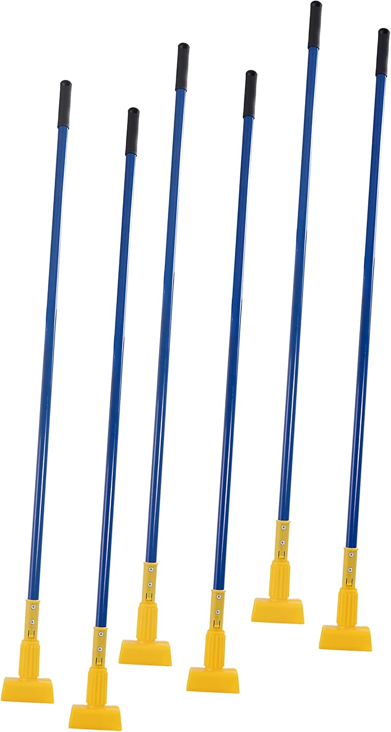 Matthew Quick-Change Clamp-Style Mop Handle 60inch 6 Packs