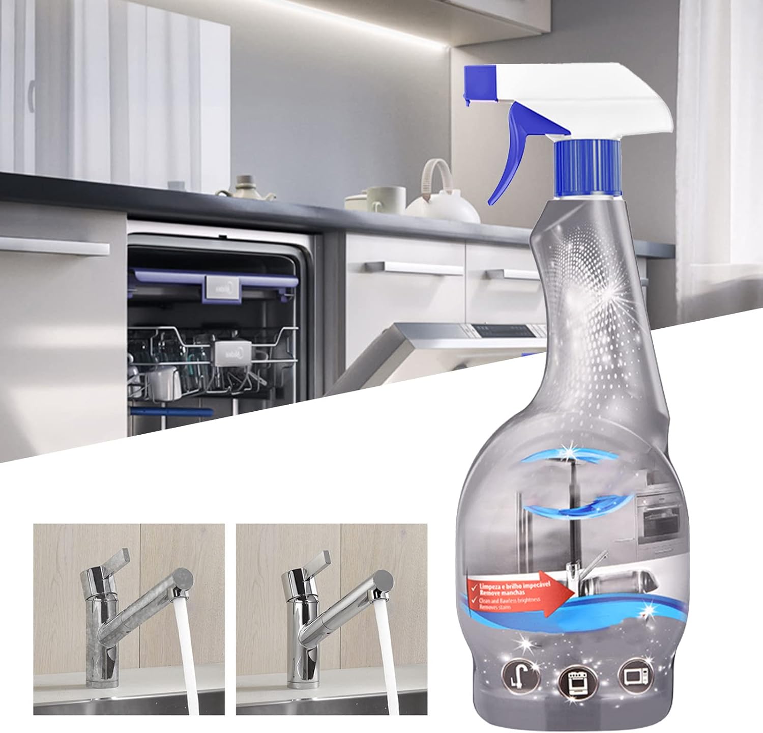 Naroote Stainless Steel Cleaner Rust Remover 550ml