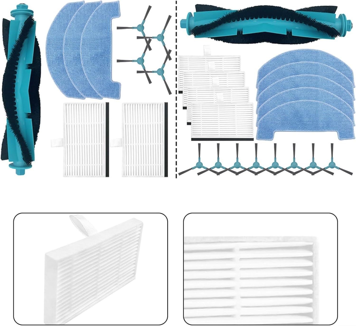 Replacement Parts Kit for Ultenic D10 Robot Vacuum
