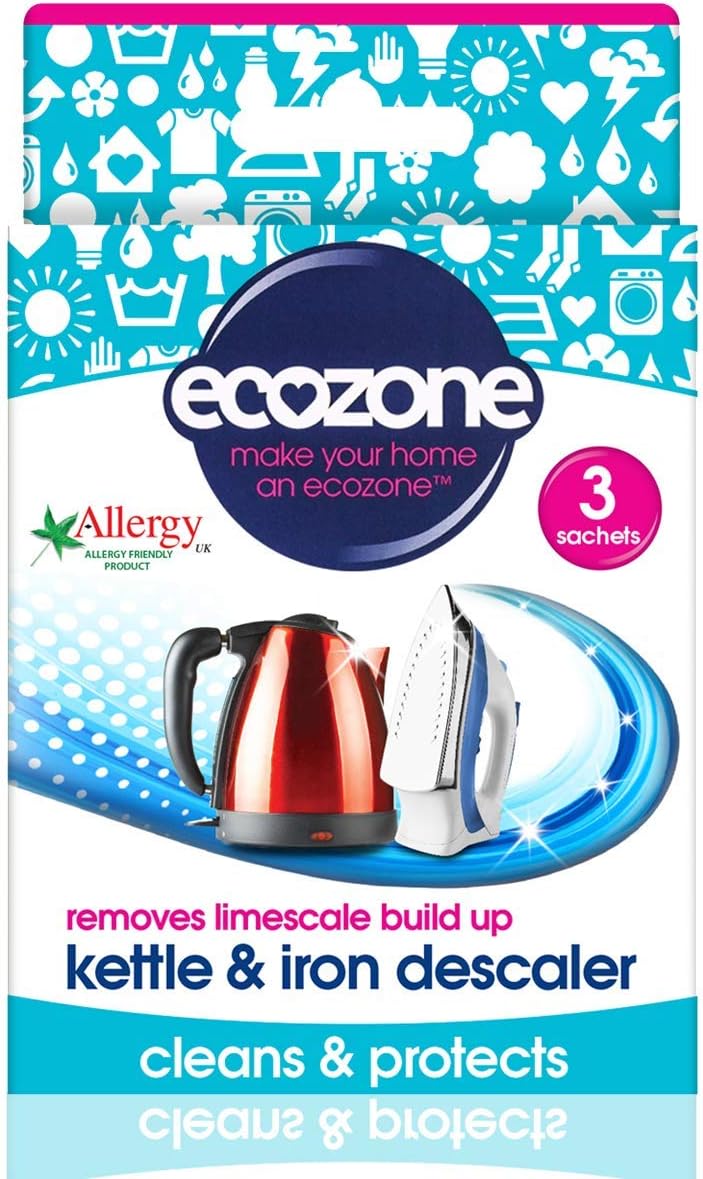ECOZONE Kettle Iron Descaler 60g 3 Sachets 5 Pack
