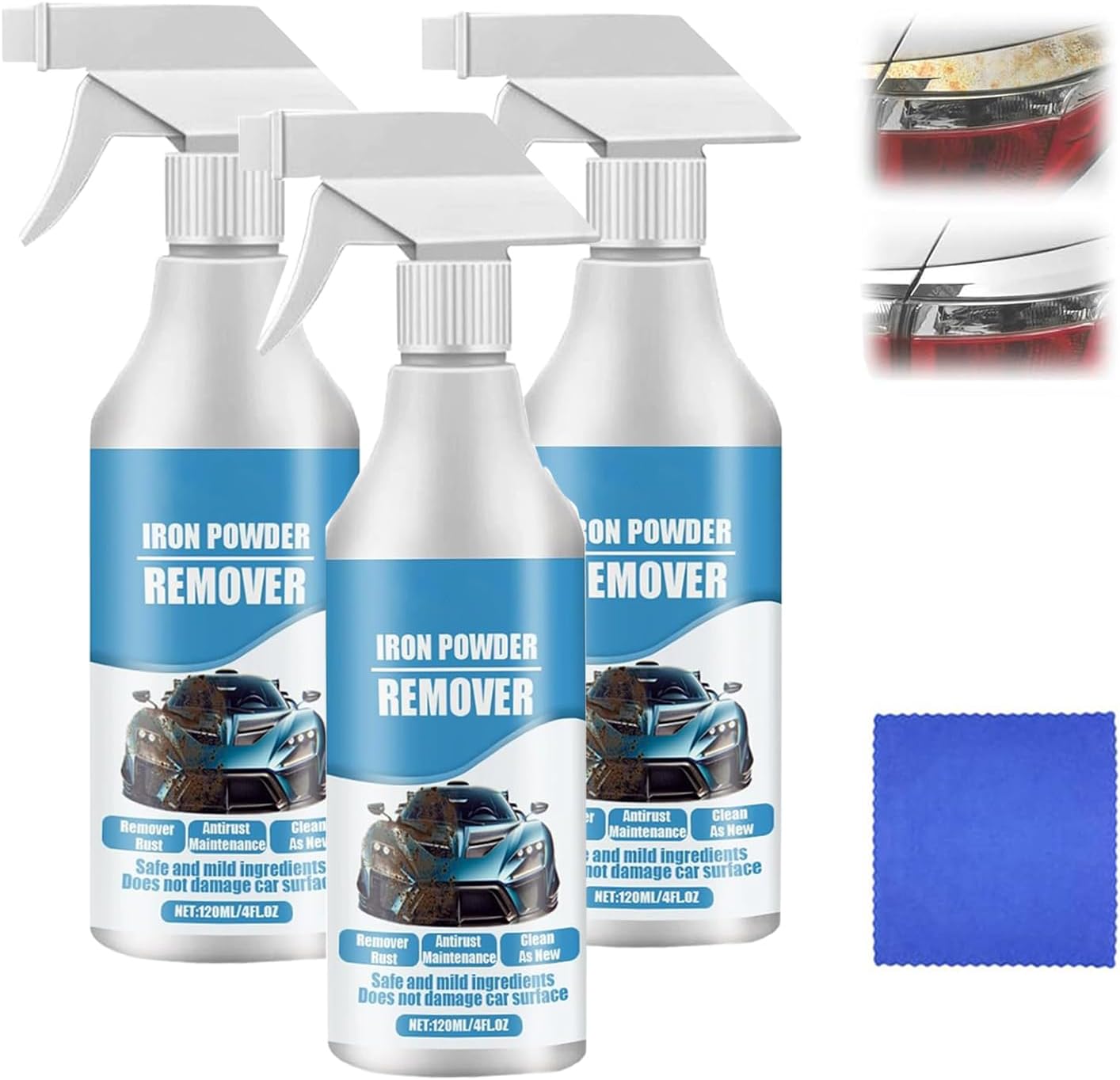 ZANWANXIN Fast-Acting Rust Remover 3PCS