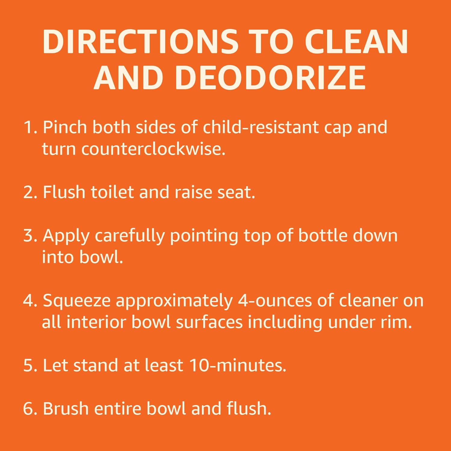 Amazon Basics Toilet Bowl Cleaner with Cling Action 24 Fl Oz