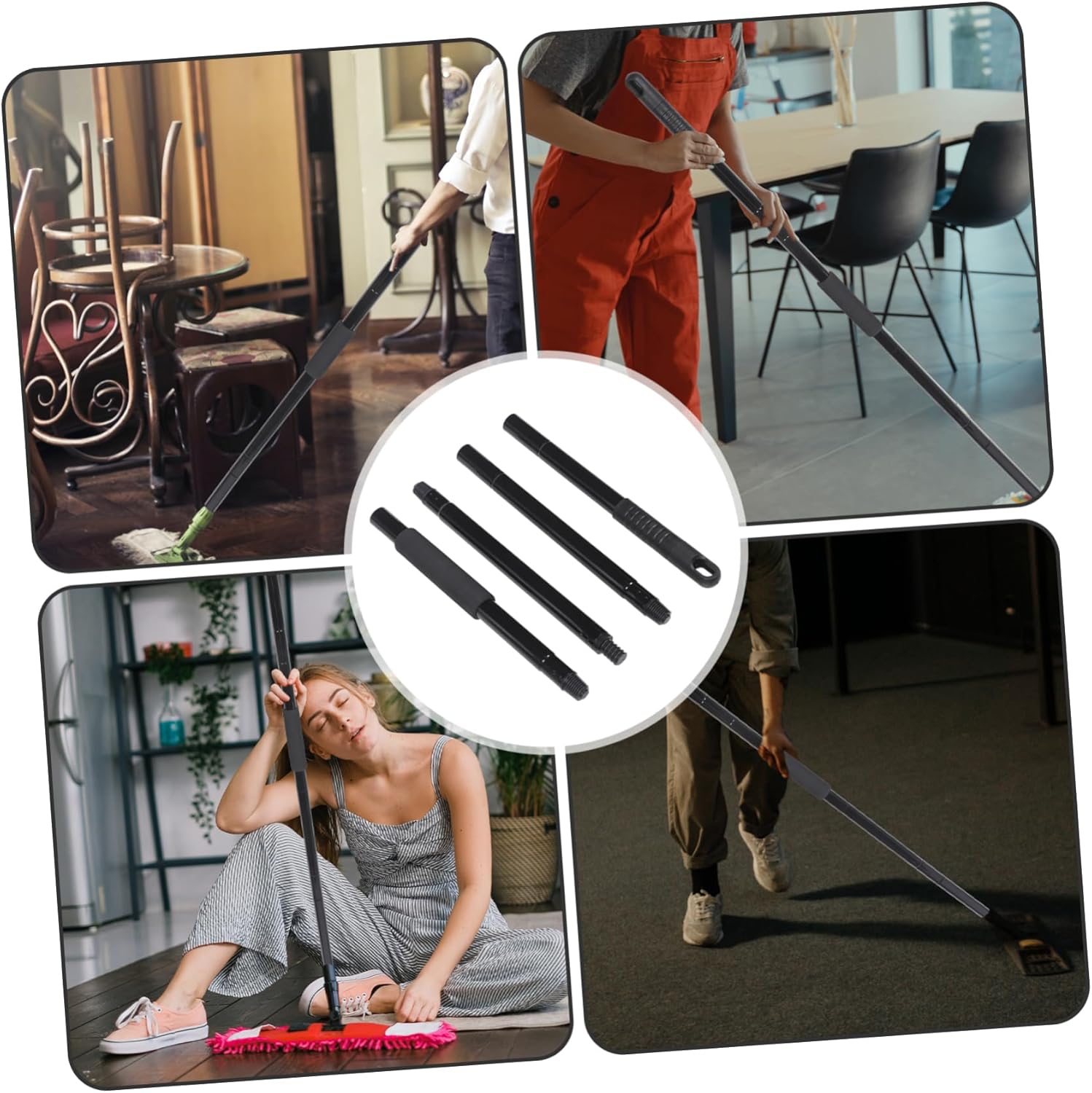 1pcs Replacement Mop Rod for Floor Cleaning