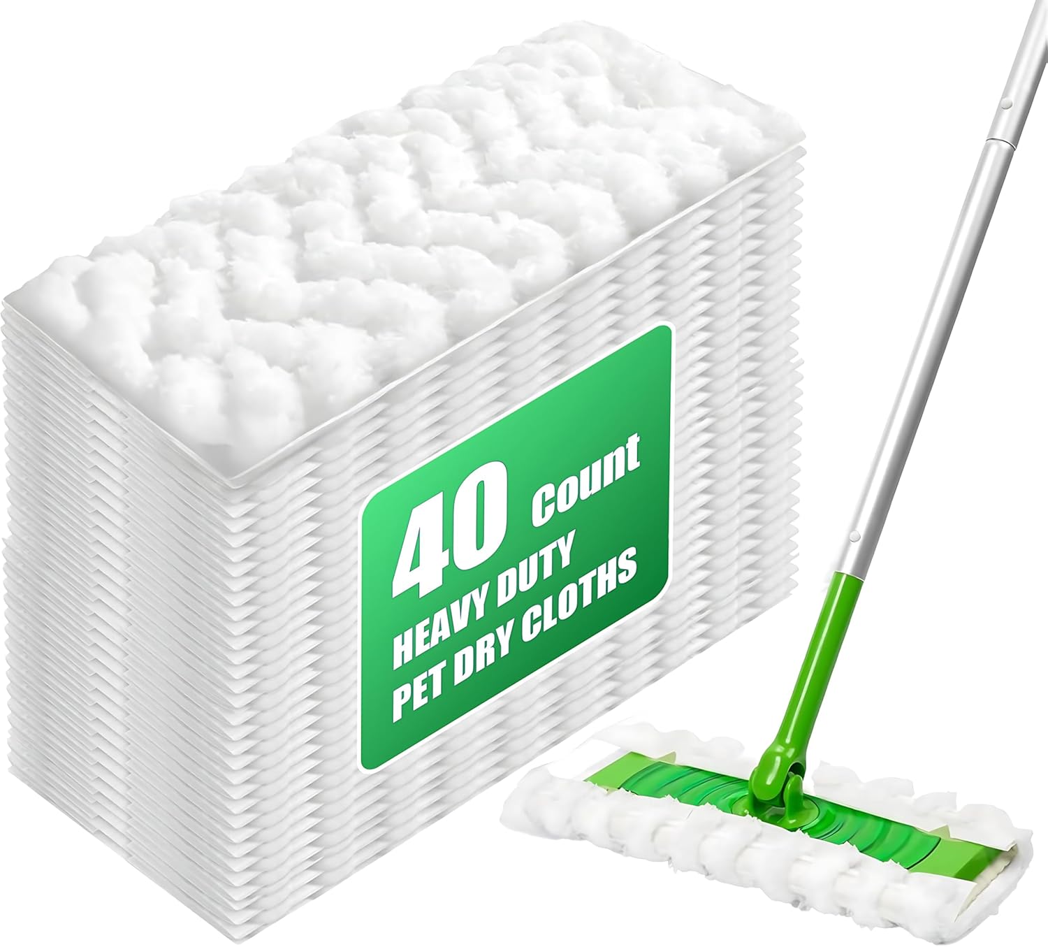 40-Count BOMBDEAL Dry Sweeping Cloths for Swiffer Sweeper