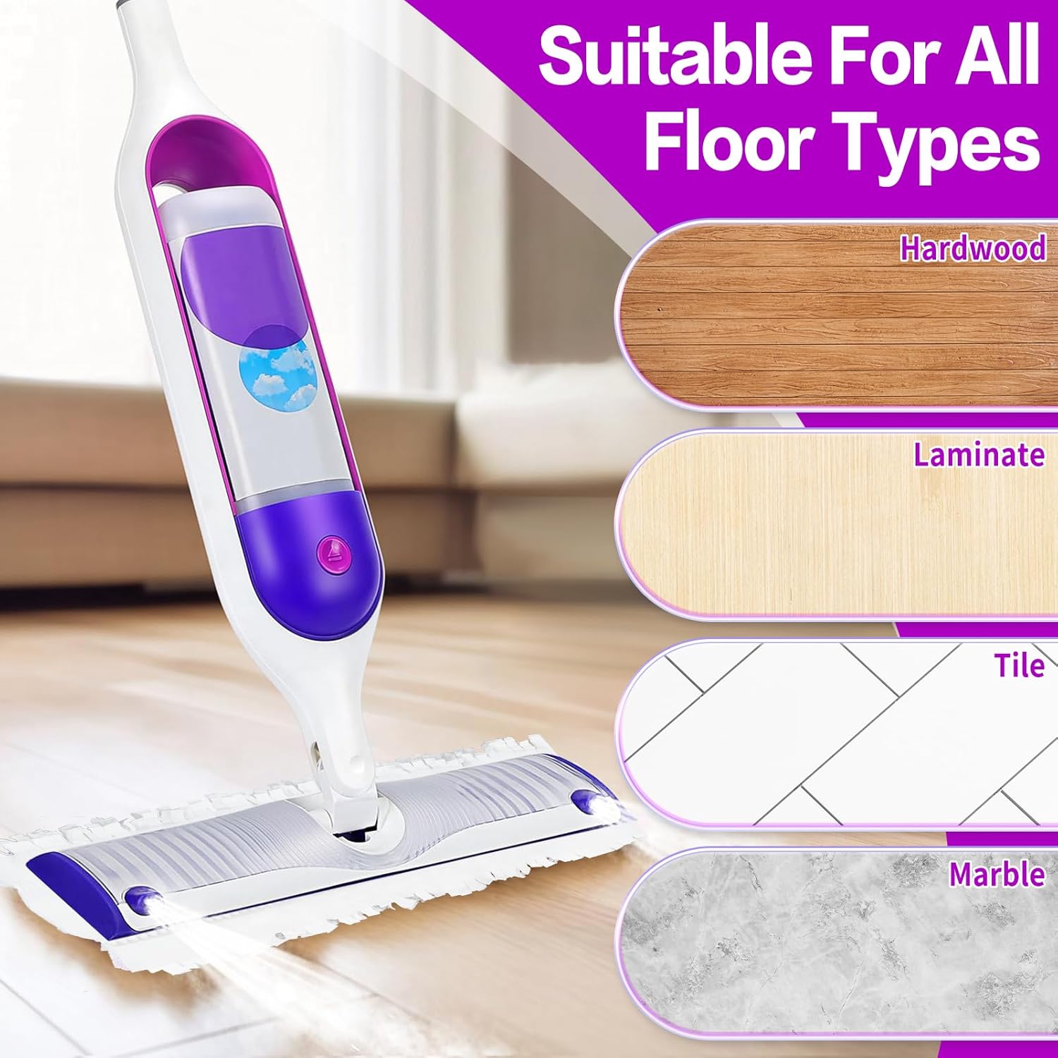 Dicorita Disposable Power Mop Pads Refills 25 Pack
