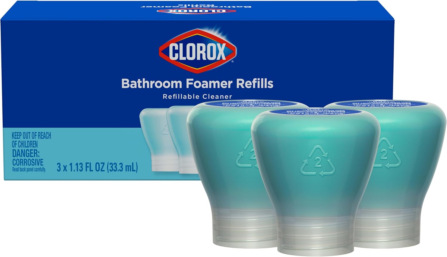 Clorox Bleach-Free Bathroom Foamer Refill Pods