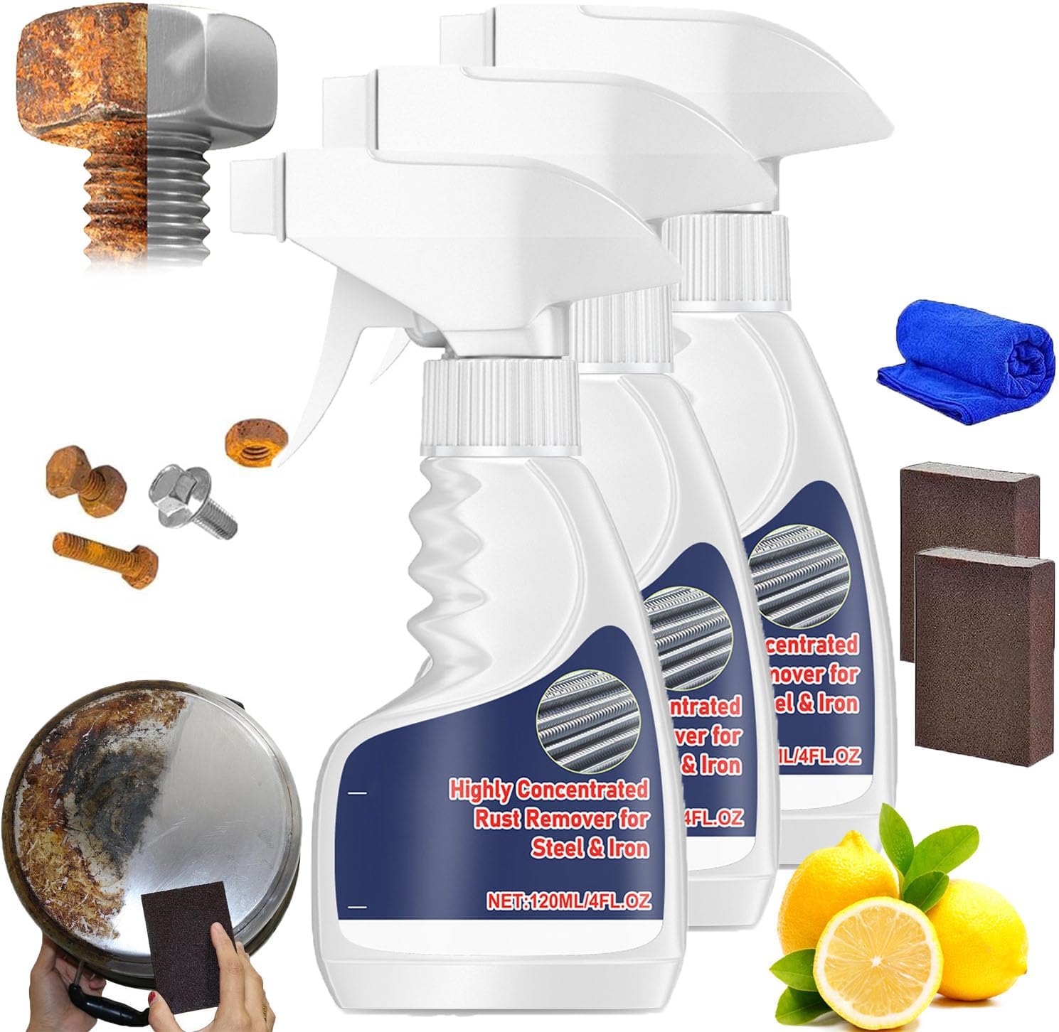 Heavy Duty Metal Rust Remover Spray 1