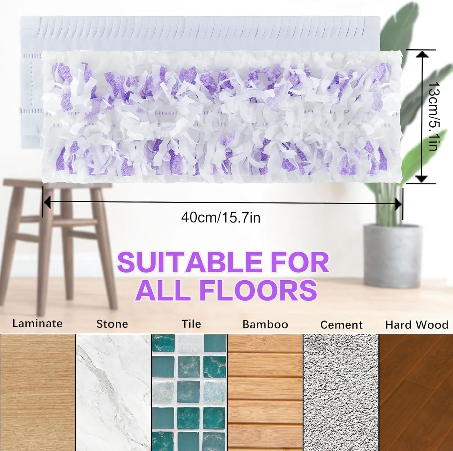 30 Pack Swiffer Power Mop Refill Pads - 10-Layer Premium Multi-Surface