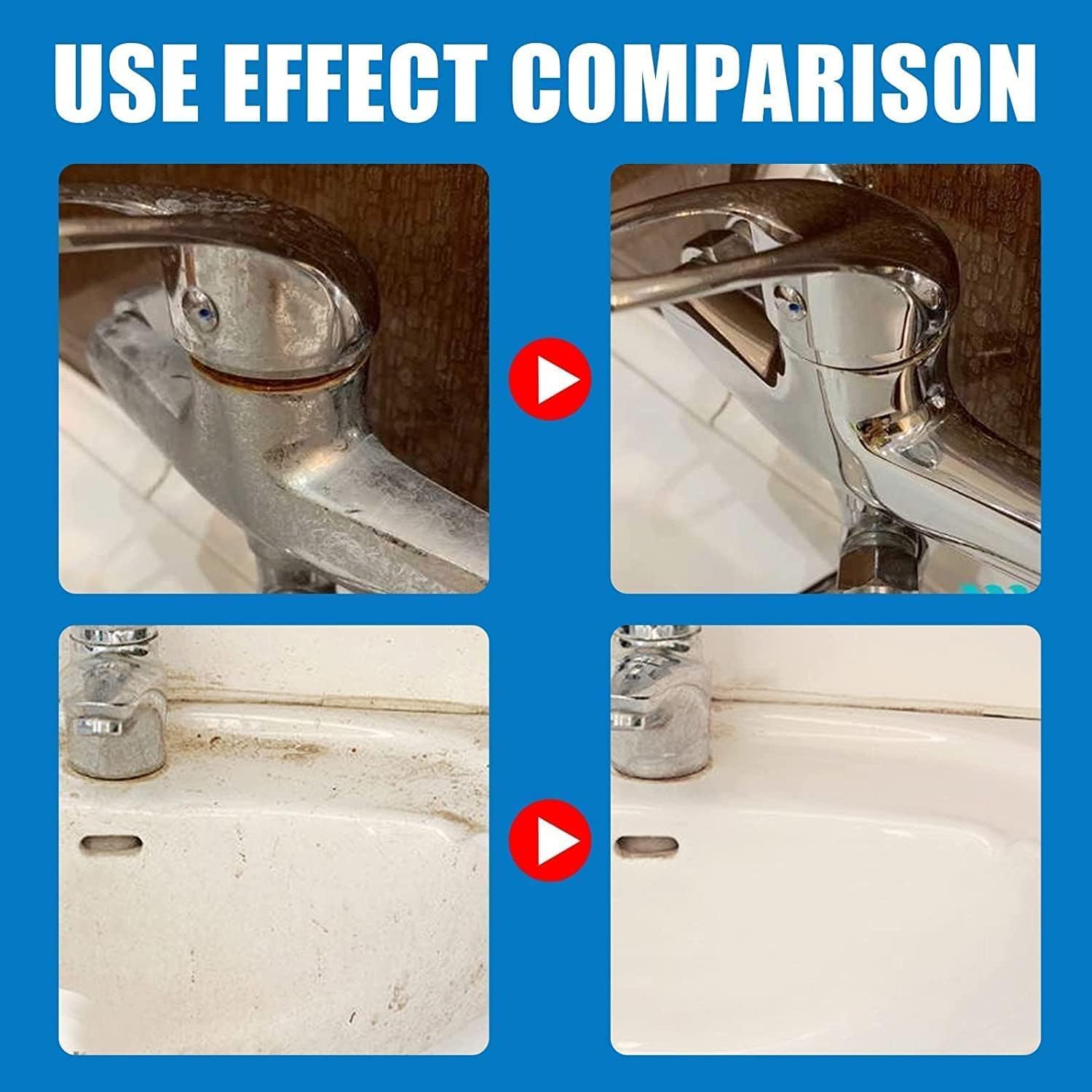 KCRPM 2pc Bathroom Descaler Cleaner with Foam Formula