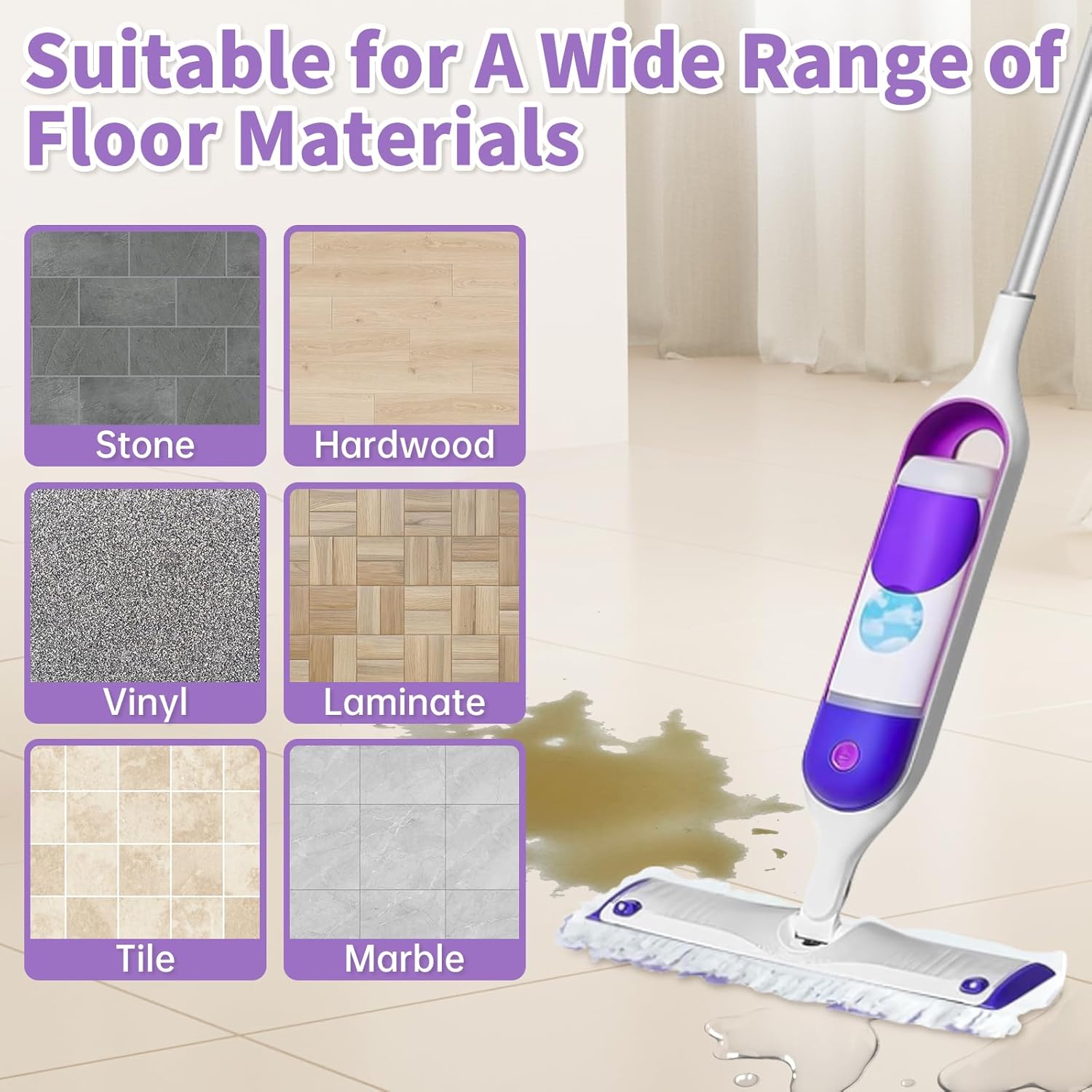 LOVECO 15 Pack Power Mop Refills Pads