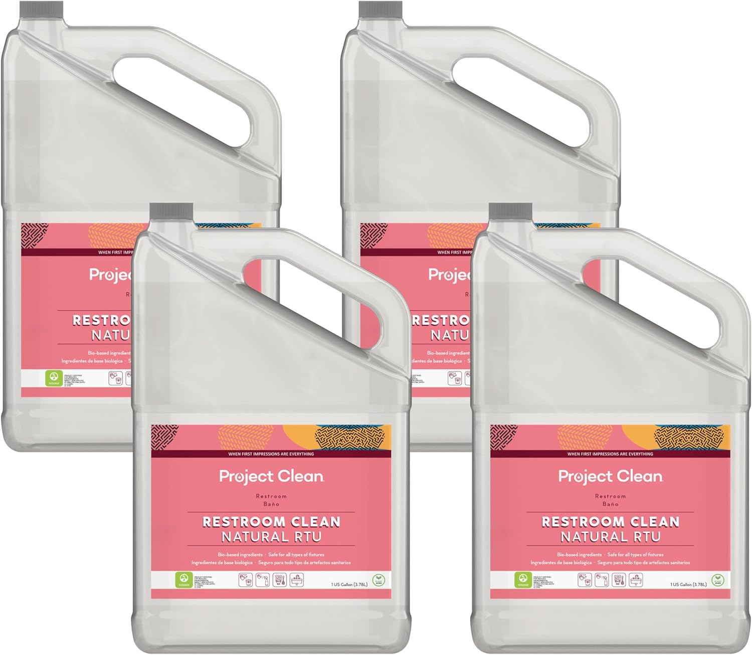 Project Clean Multi-Surface Non-Toxic Cleaner 4-Pack Refill