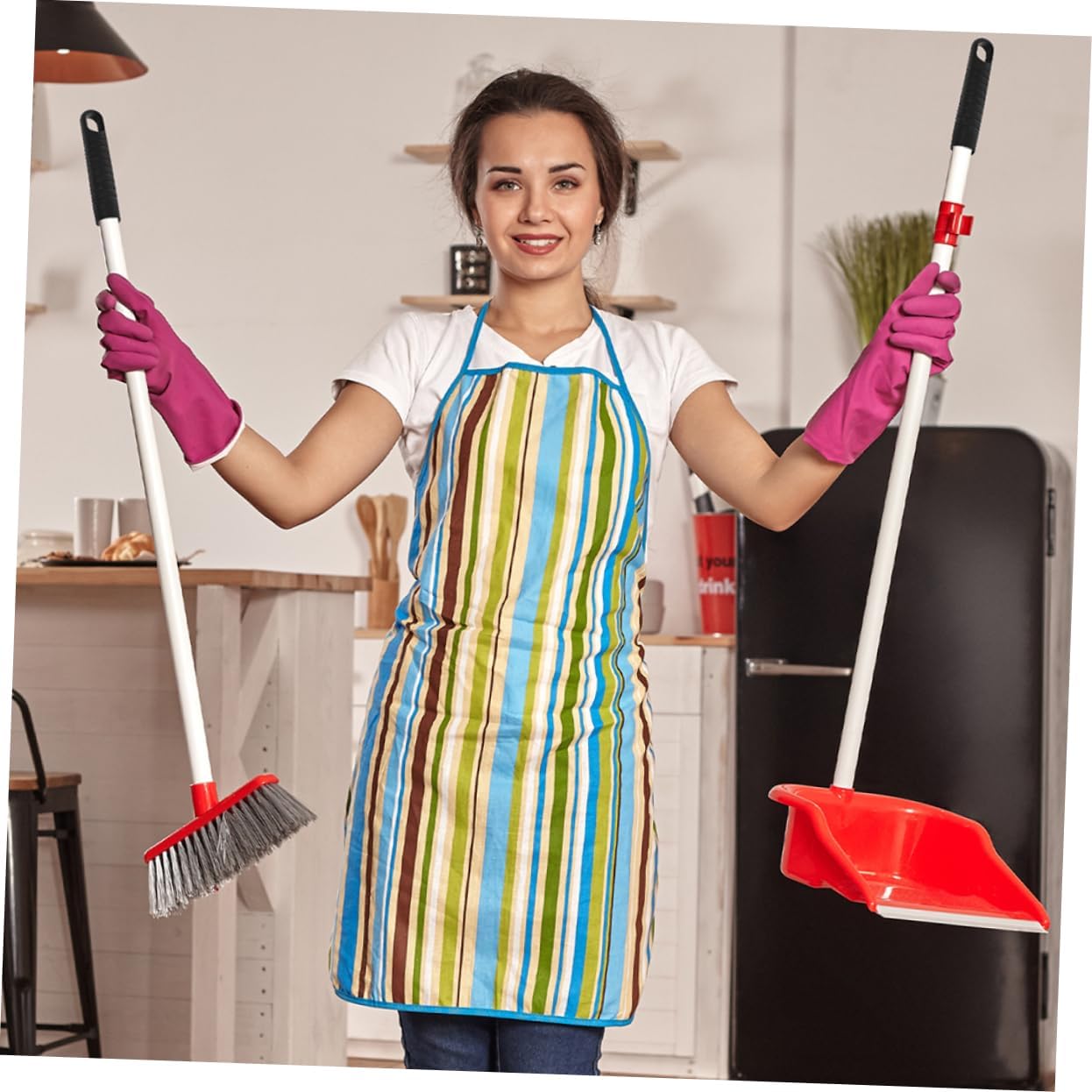 5Pcs Mop Handle Grip Caps with Hanging Hole 1