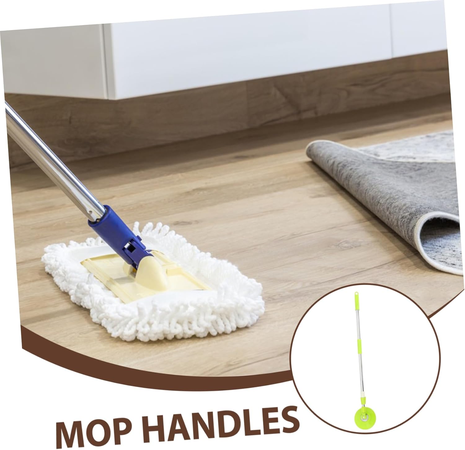 Detachable Rotary Mop Pole with Reinforced Handle 1