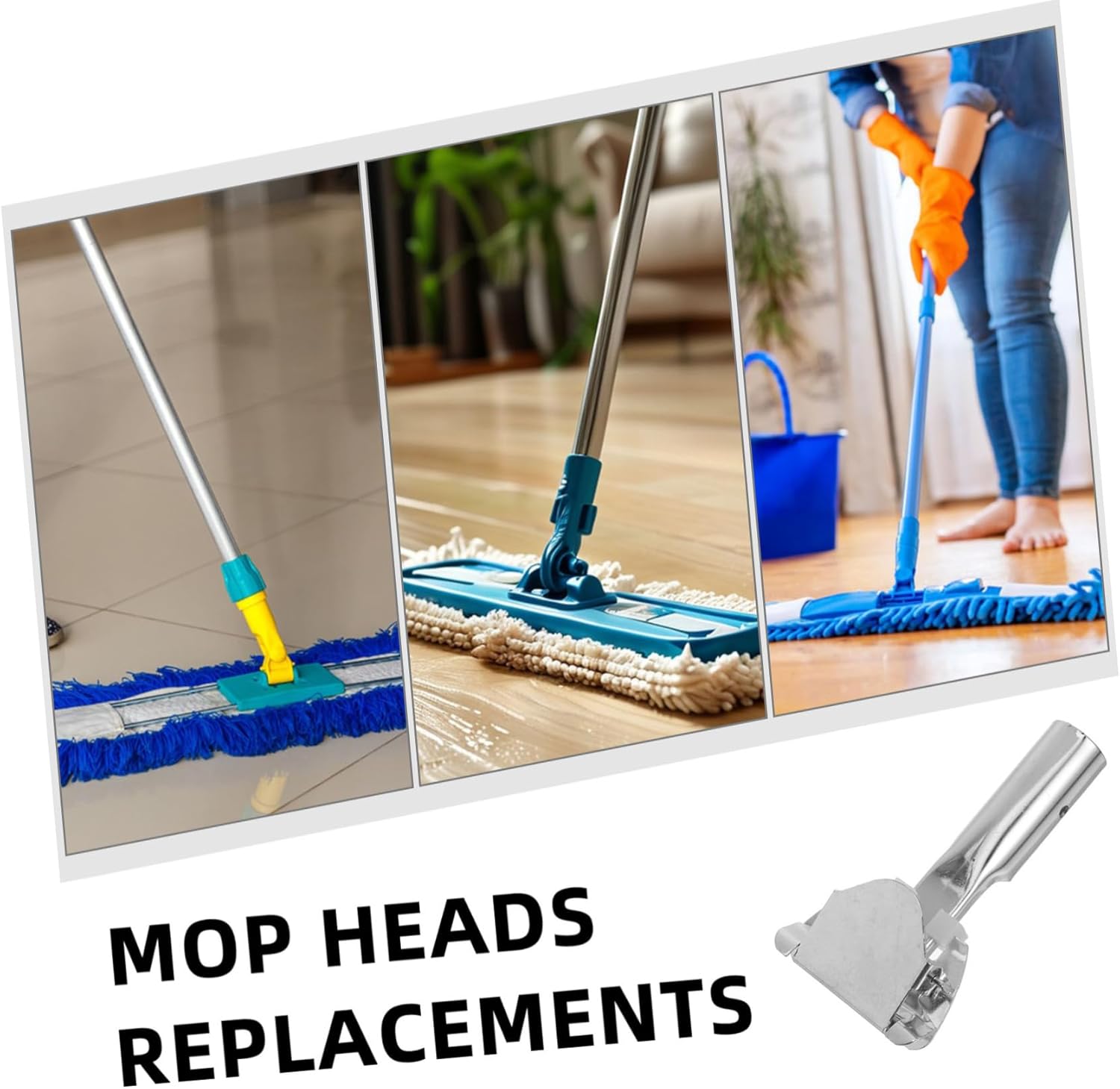 Adjustable Mop Clip for Stainless Steel Mop Handles