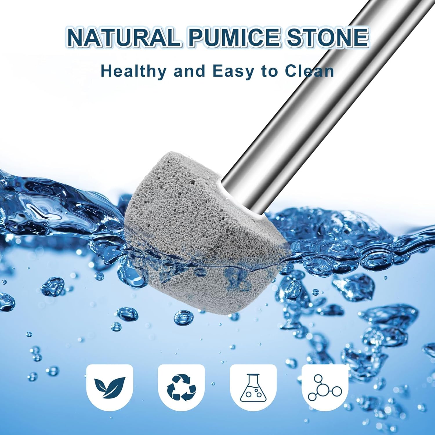 YINGMORE Pumice Stone Toilet Cleaner with Handle 1