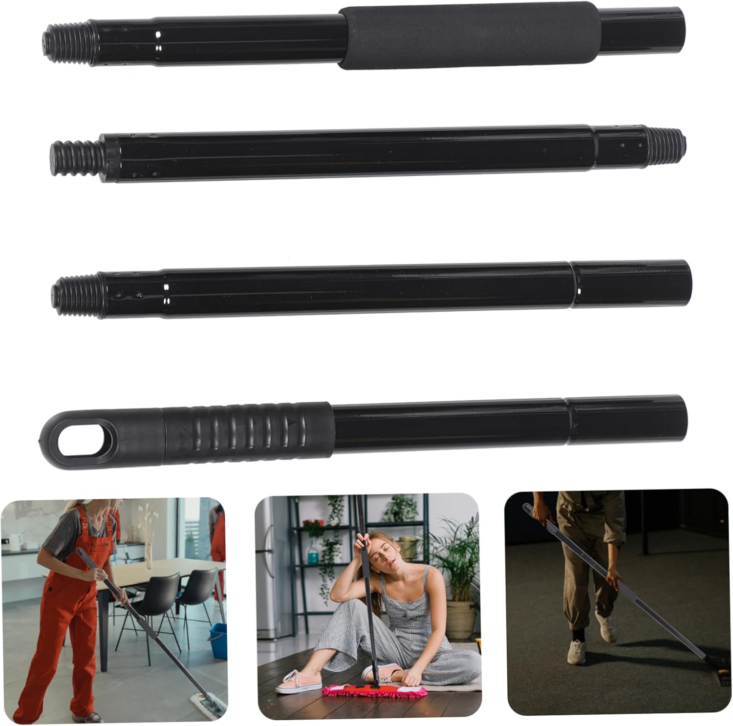 SHERCHPRY Telescopic Mop Handle Replacement Stick