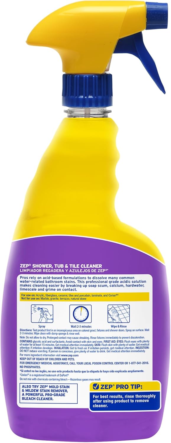Zep Multipurpose Bathroom Cleaner - 32 oz Case of 12